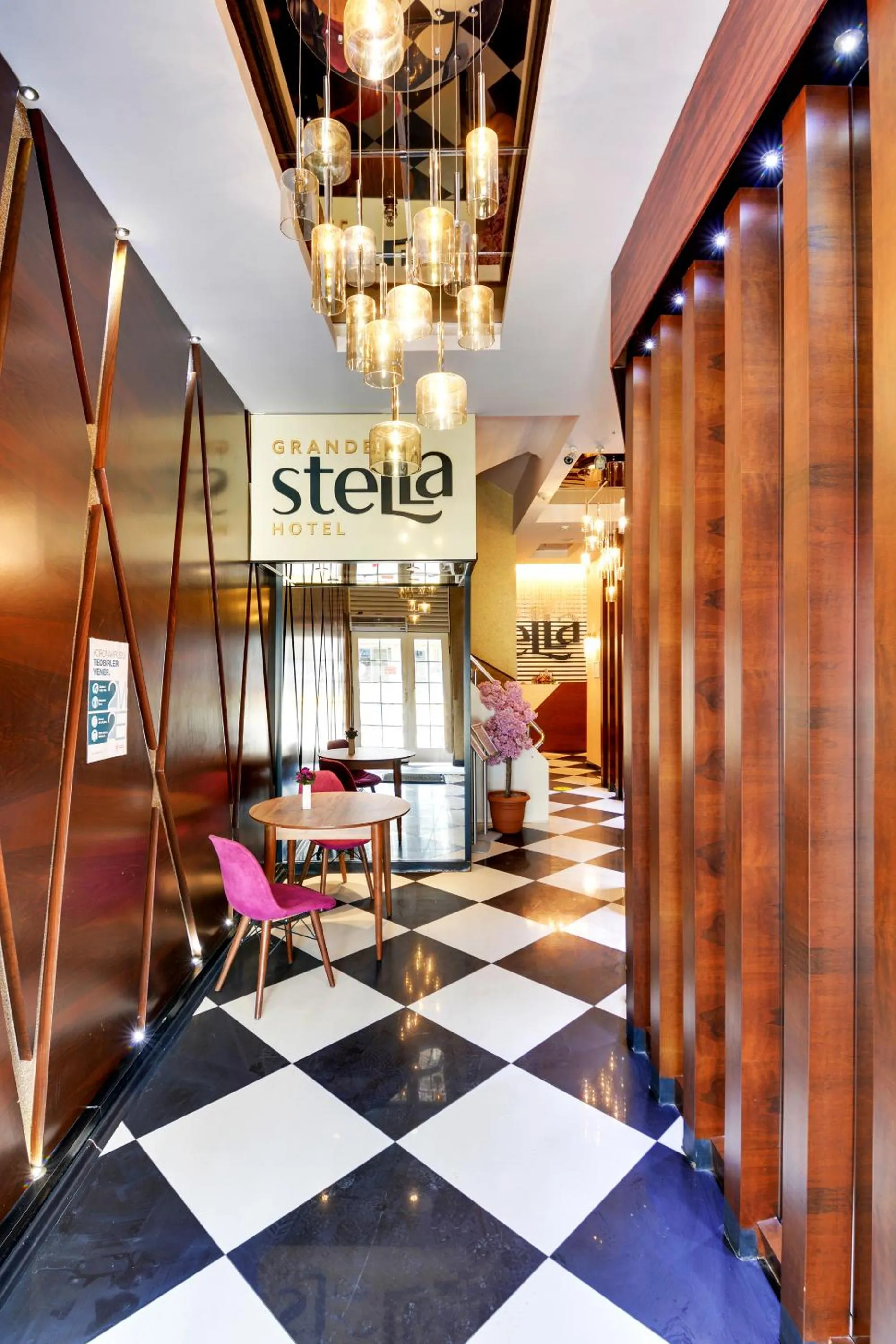 Seating area in Grande Stella Hotel