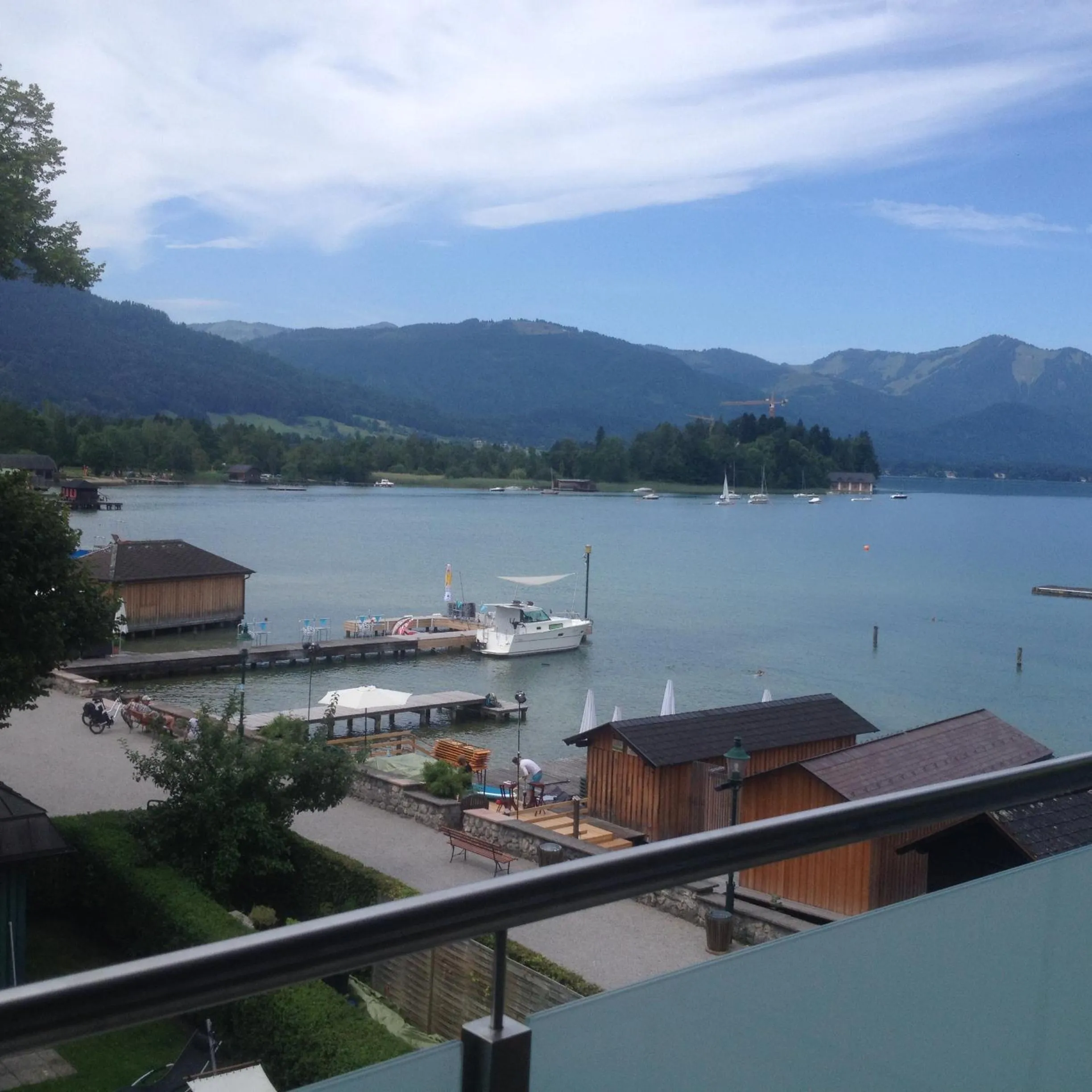 Garden view in Seehotel Lilly