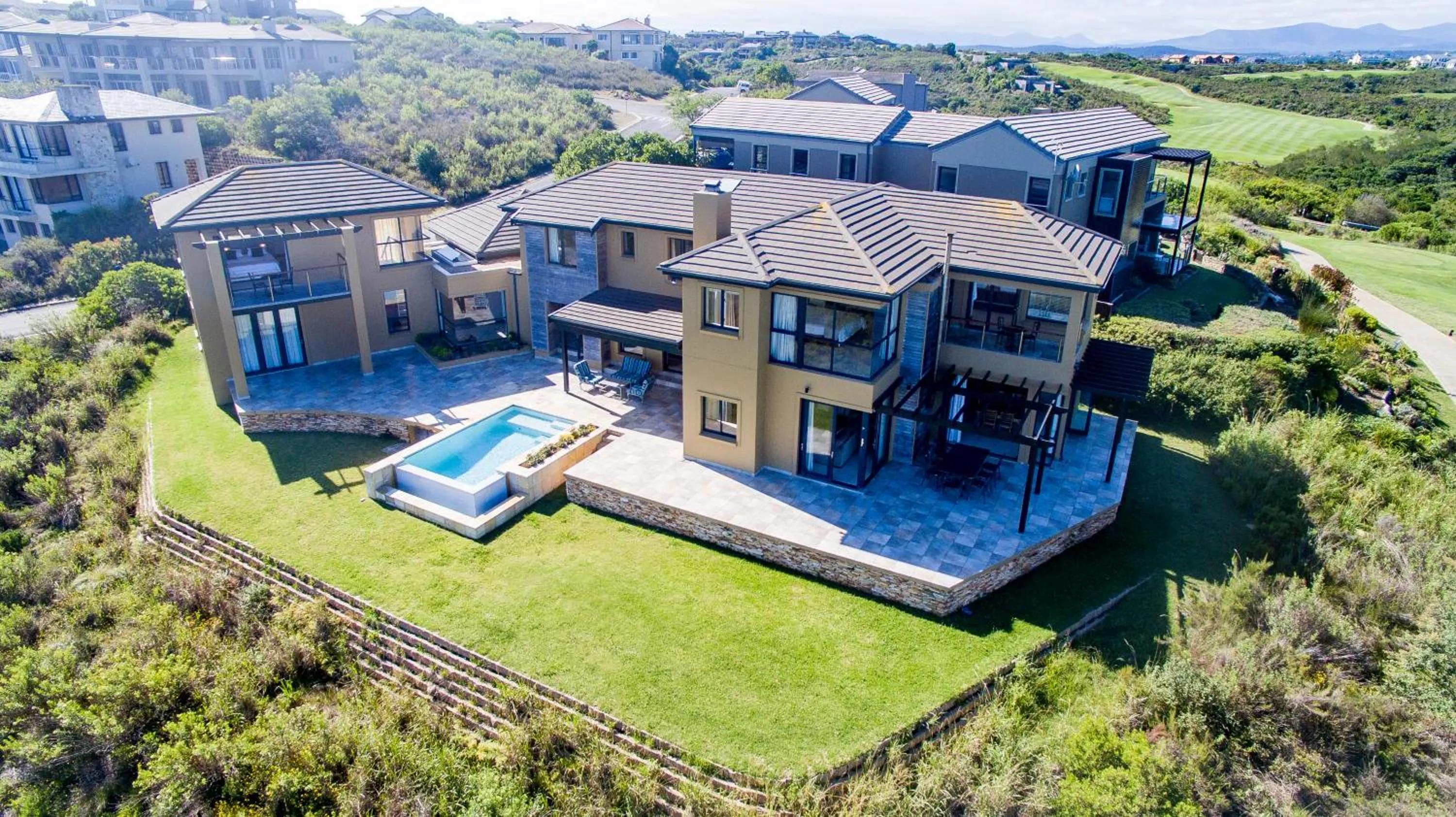 Bird's eye view in Hippo House