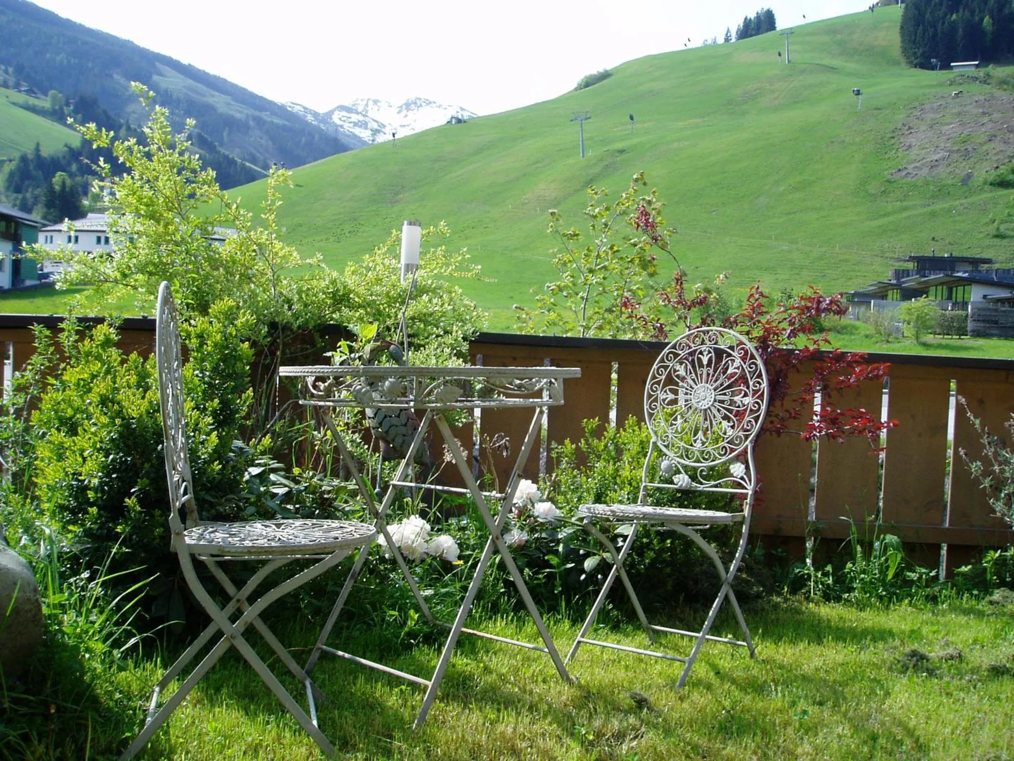 Garden in Am Zwölferkogel Appartements