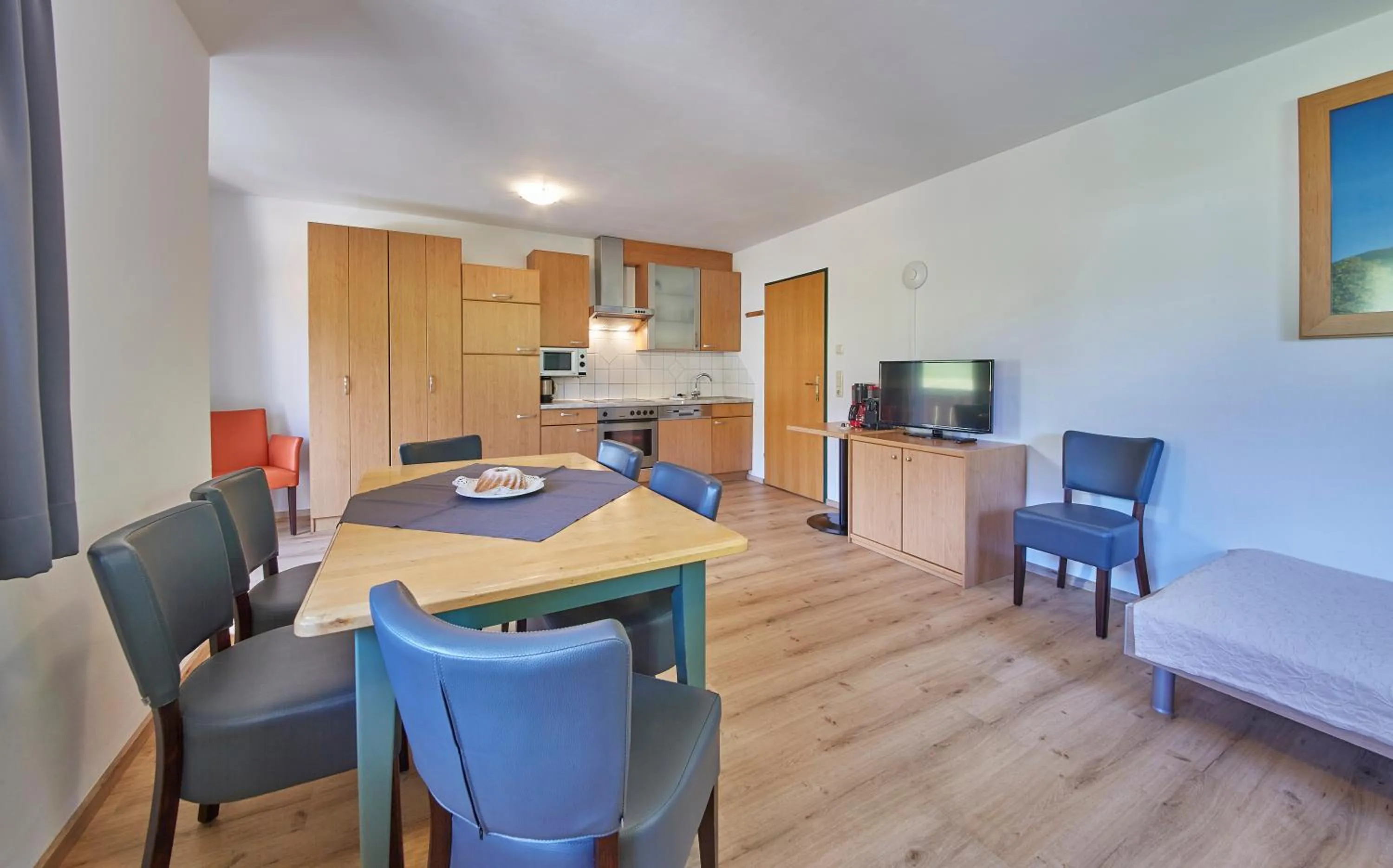 Kitchen or kitchenette in Am Zwölferkogel Appartements