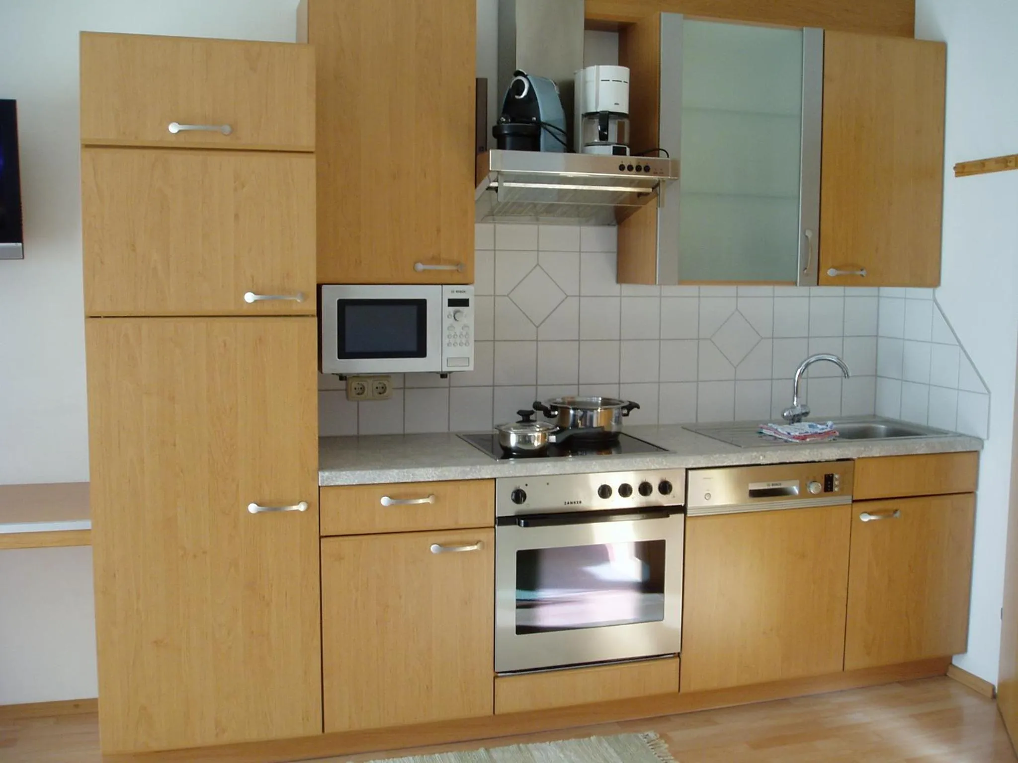 Kitchen or kitchenette in Am Zwölferkogel Appartements