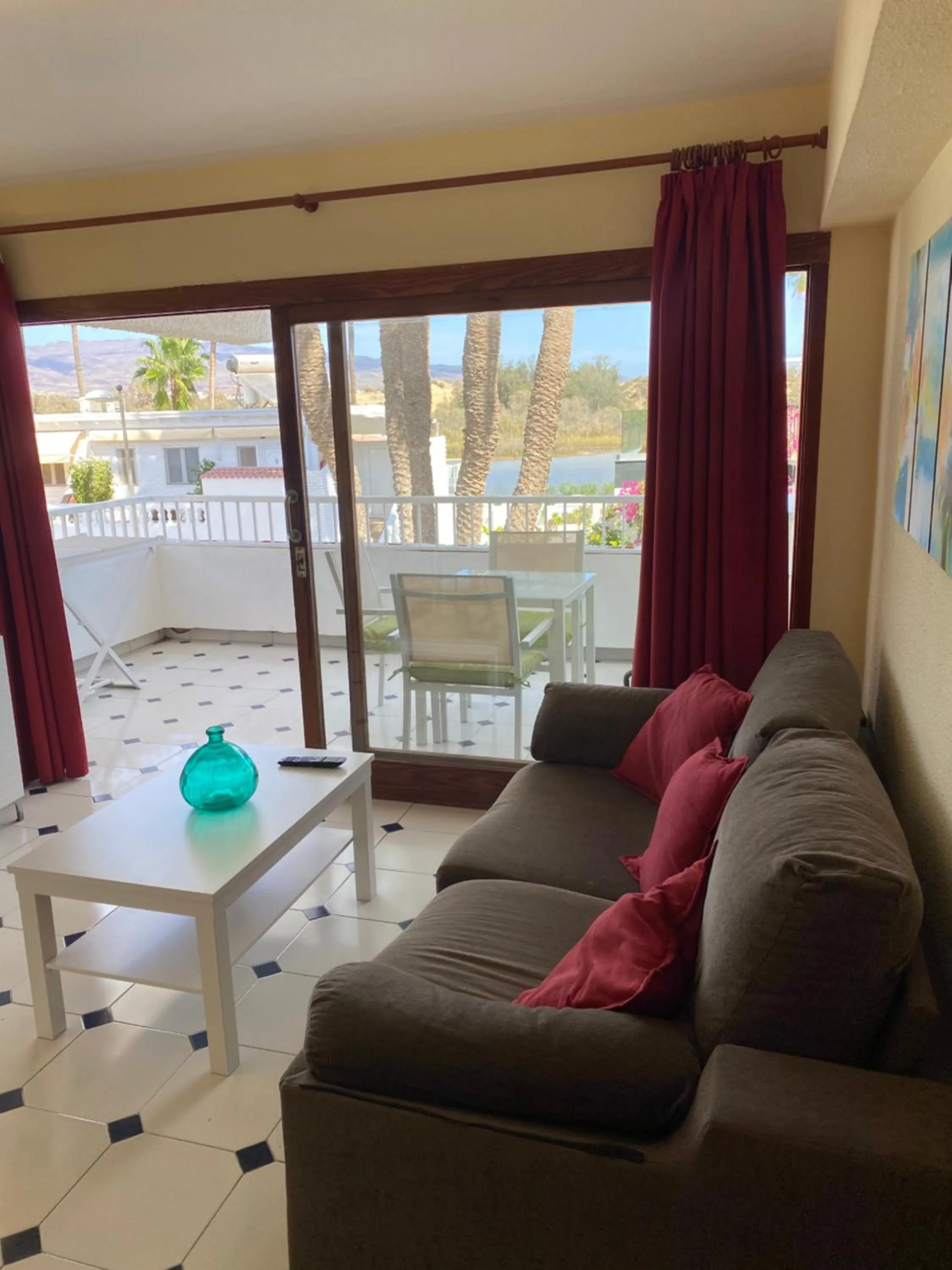 Seating Area in Apartamentos Maspalomas Oasis