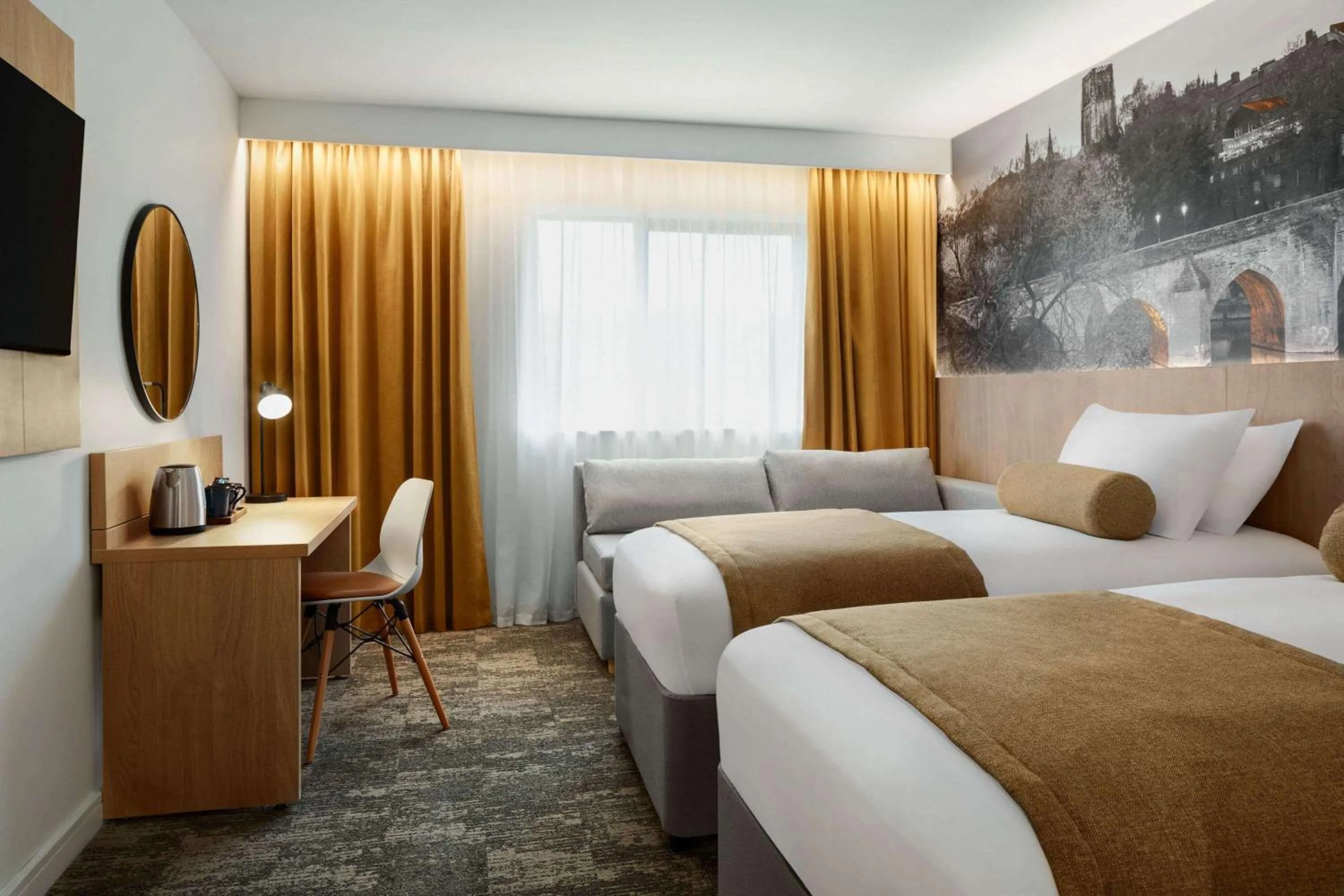 Photo of the whole room, Bed in Super 8 by Wyndham Durham