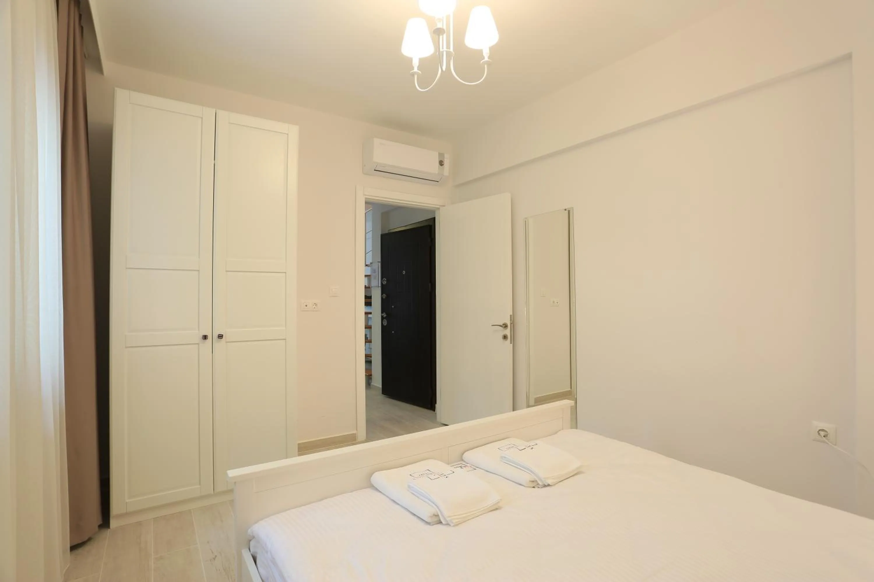 Bed in Alp Suites Lavanta