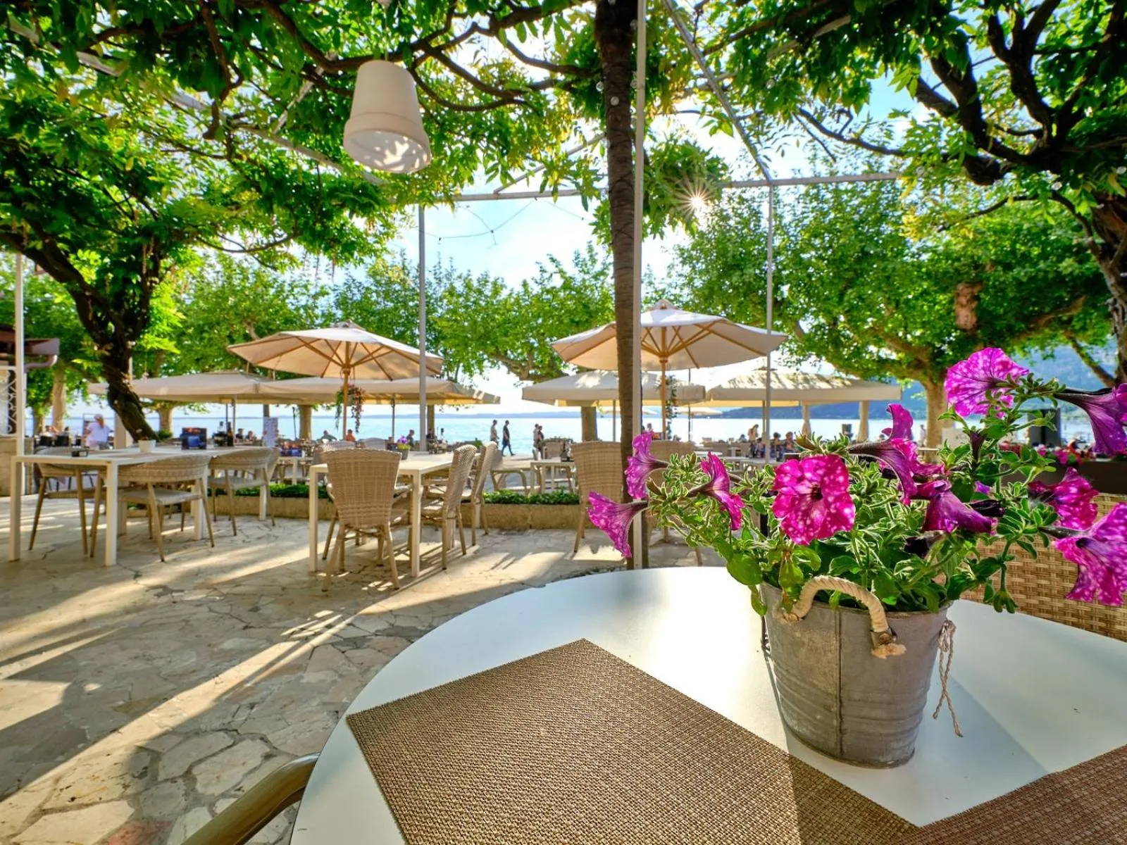 Patio in Hotel Conca D'Oro ***S