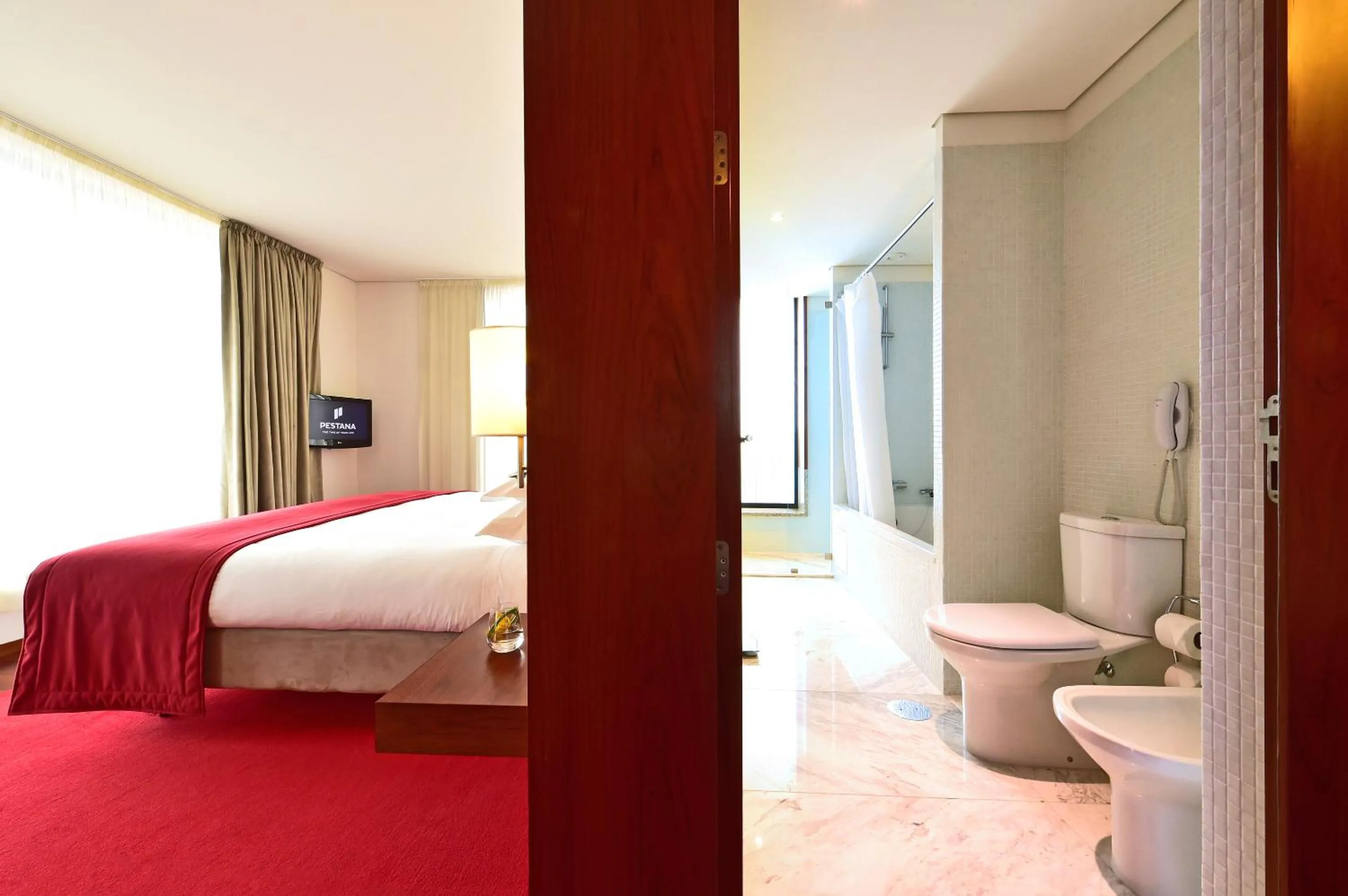 Bed in Pousada De Viseu