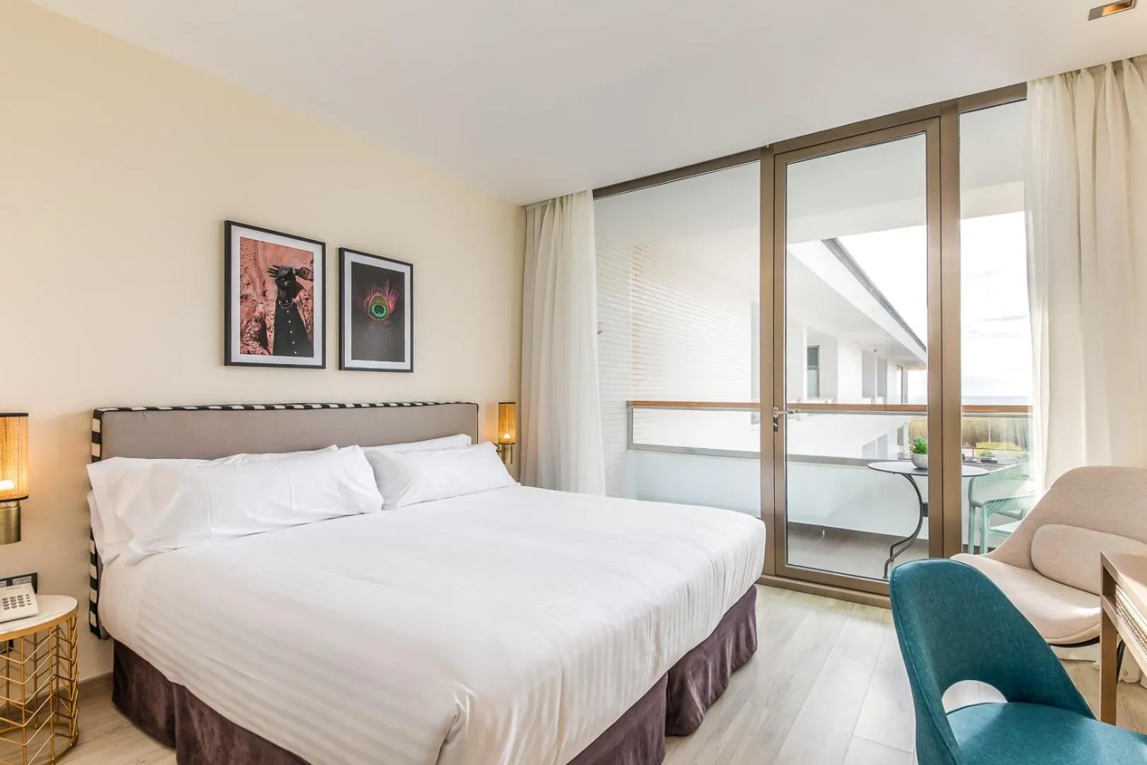 Decorative detail, Bed in Hotel Barú