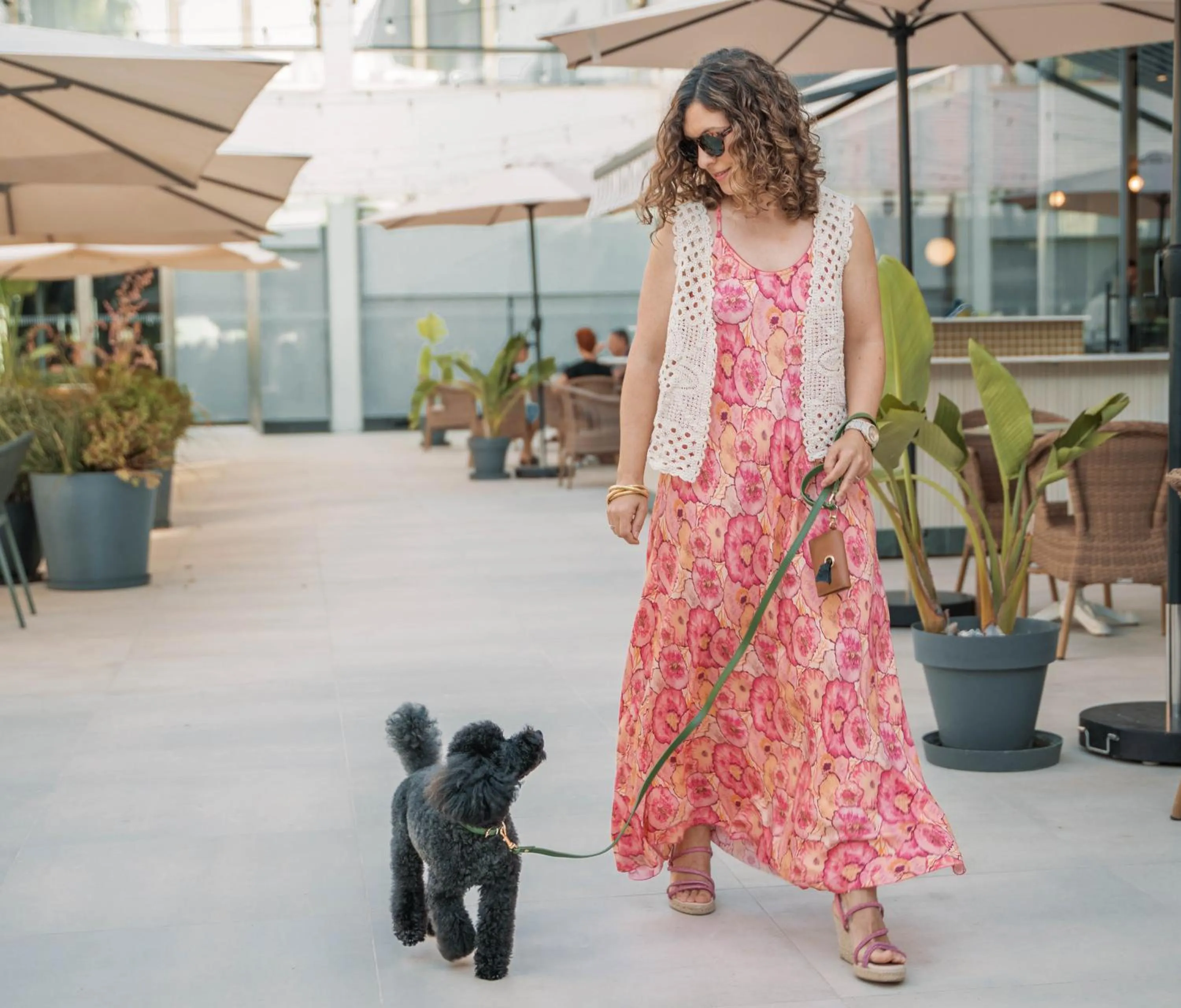 Patio in Hotel Barú