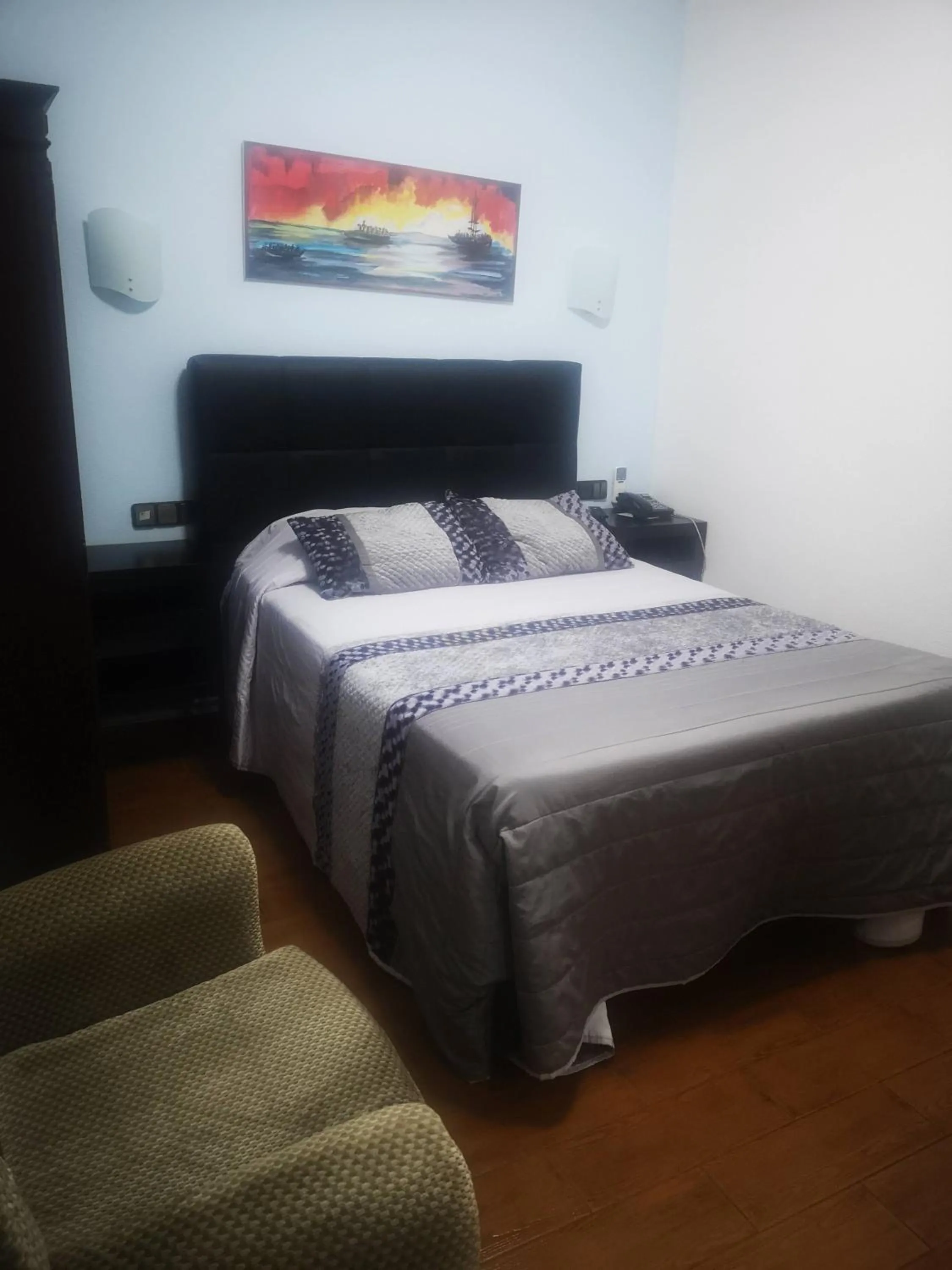 Bed in Hotel 4 Estacoes