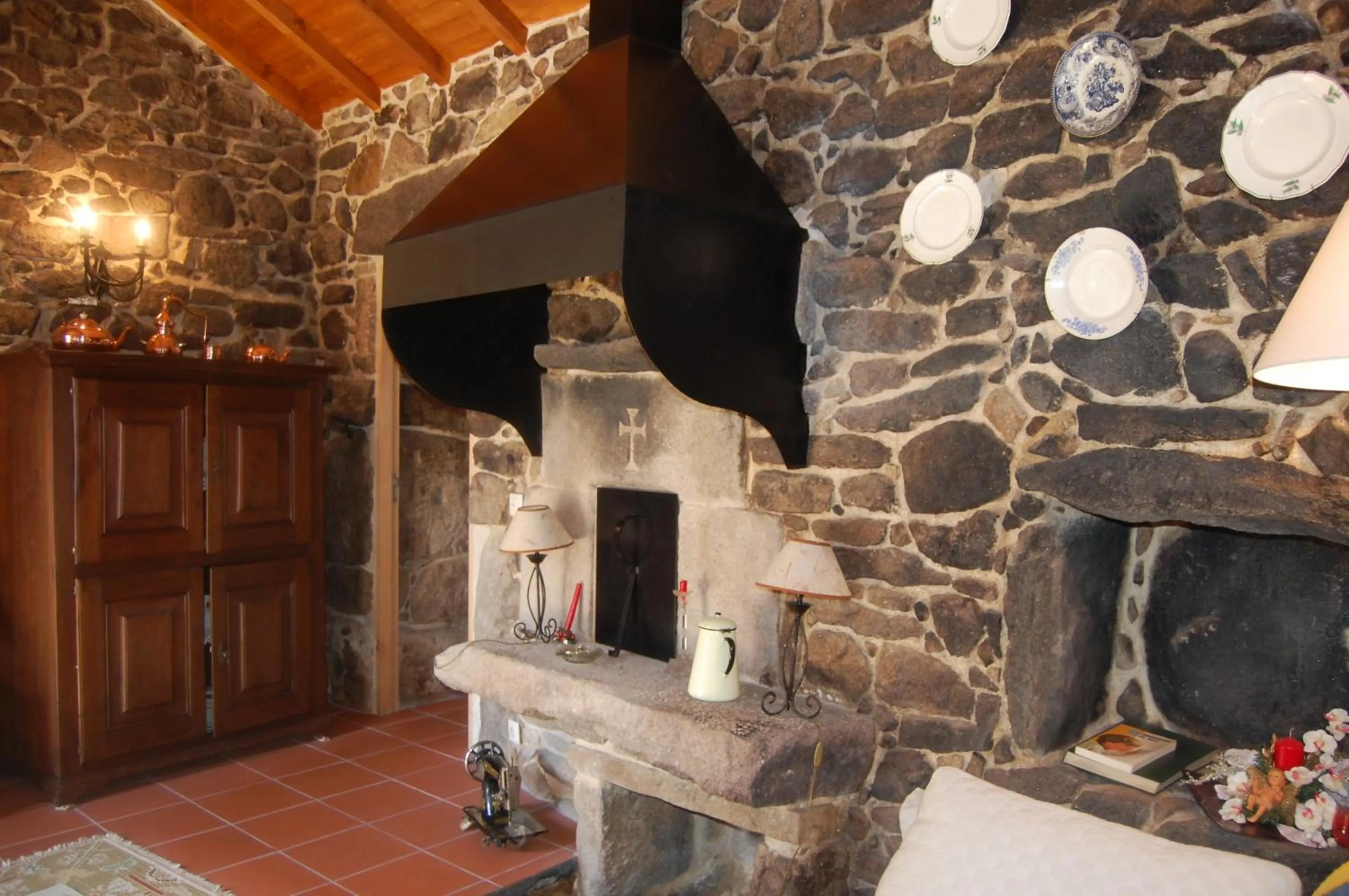 Living room in Outros tempos Turismo de Aldeia
