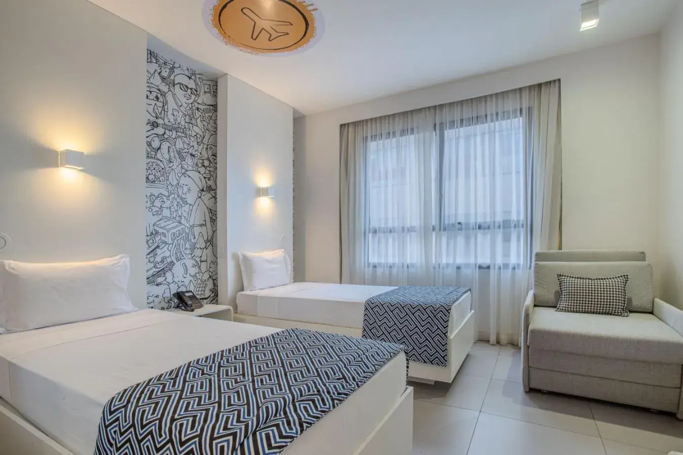 Bedroom, Bed in Nacional Inn Palmas Bedroom, Bed in Nacional Inn Palmas