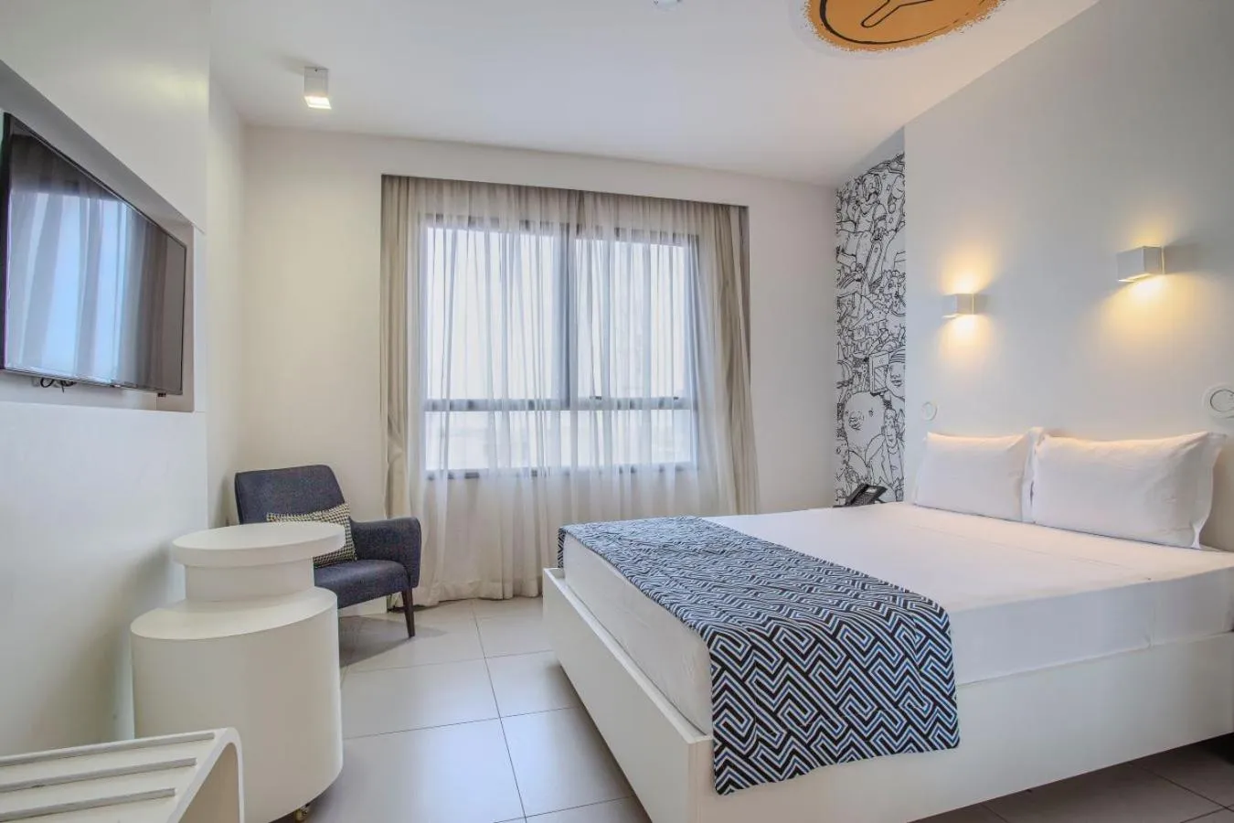 Bedroom, Bed in Nacional Inn Palmas