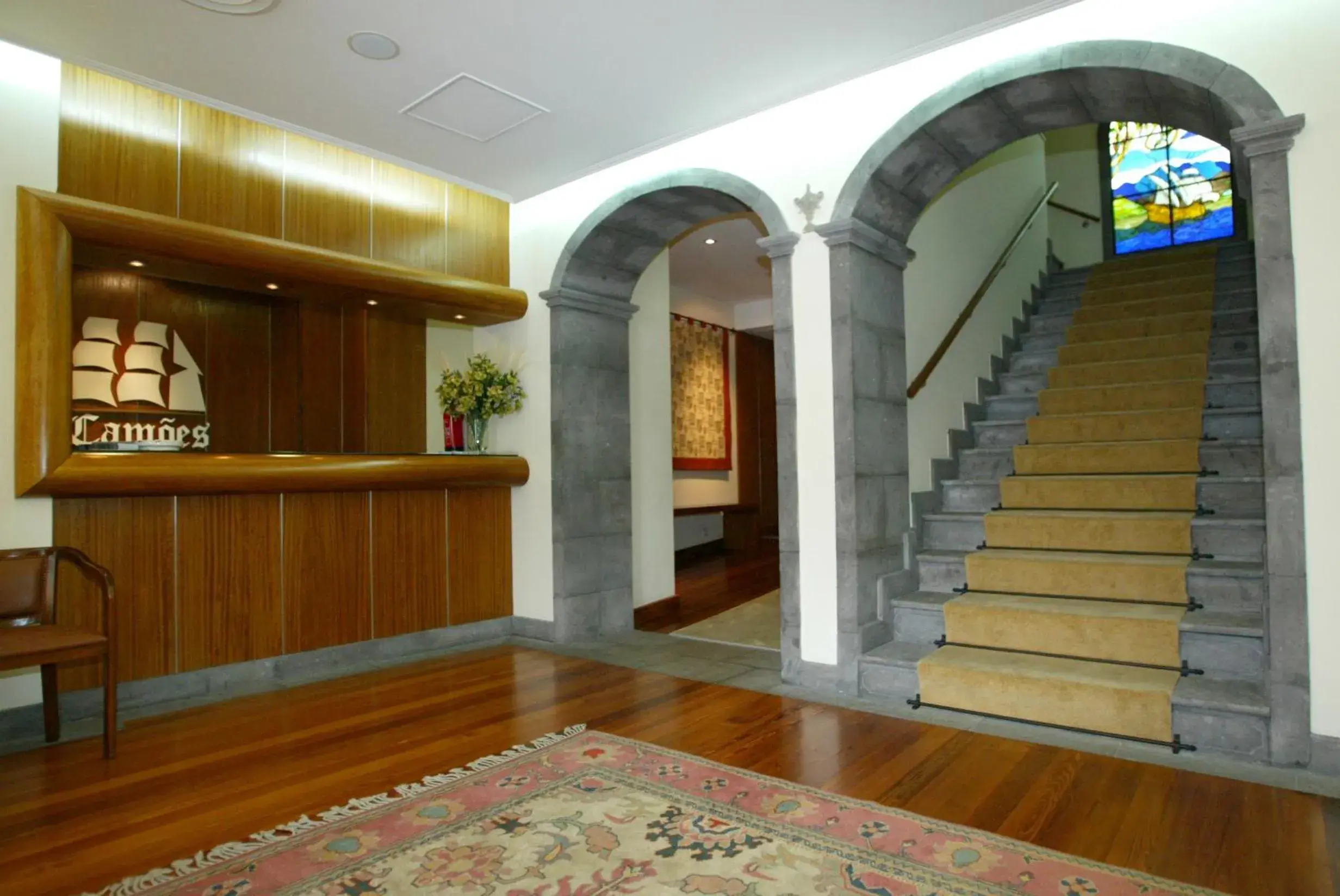 Lobby or reception in Hotel Camoes Lobby or reception in Hotel Camoes