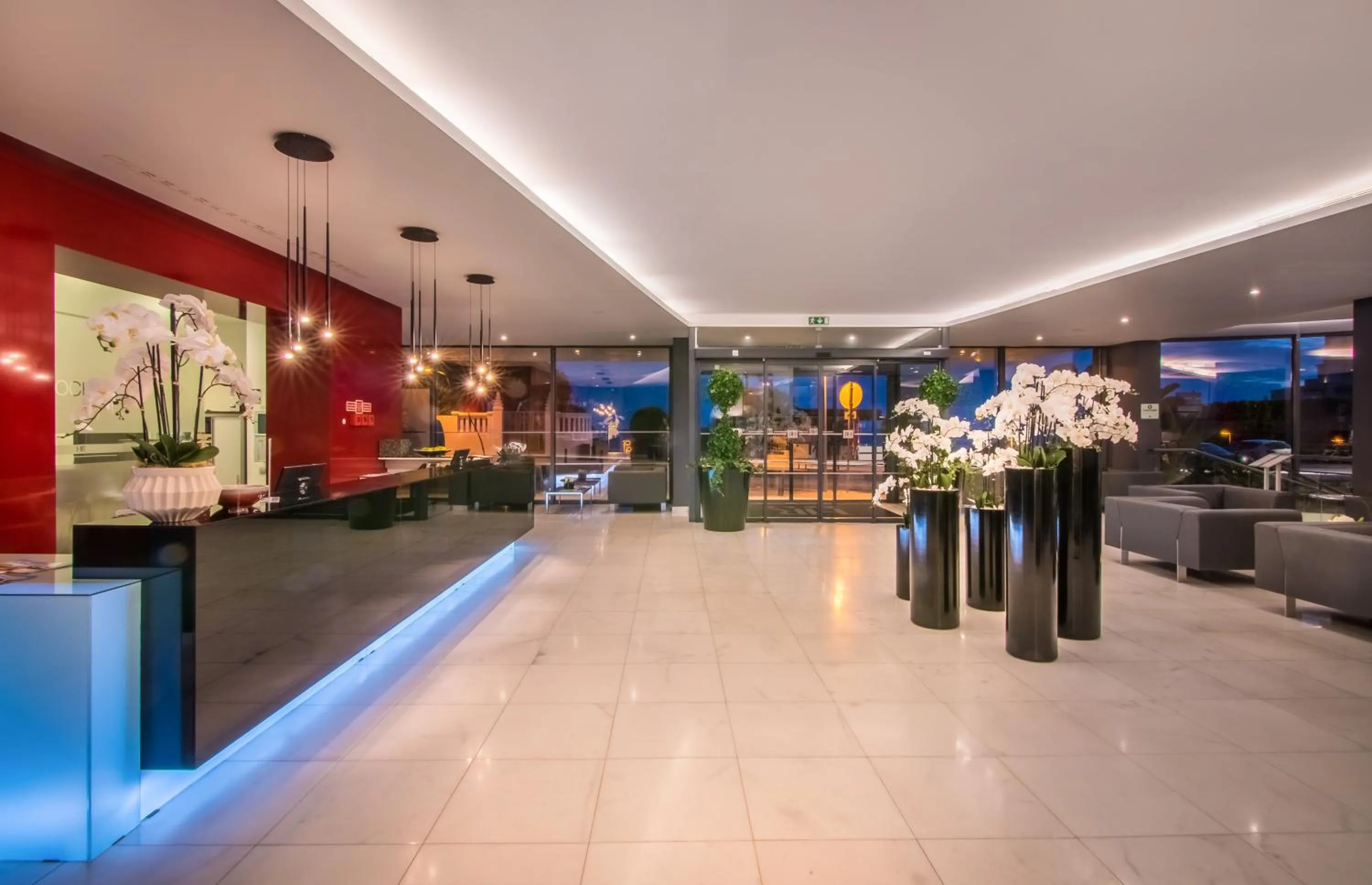 Lobby or reception in RR Hotel da Rocha