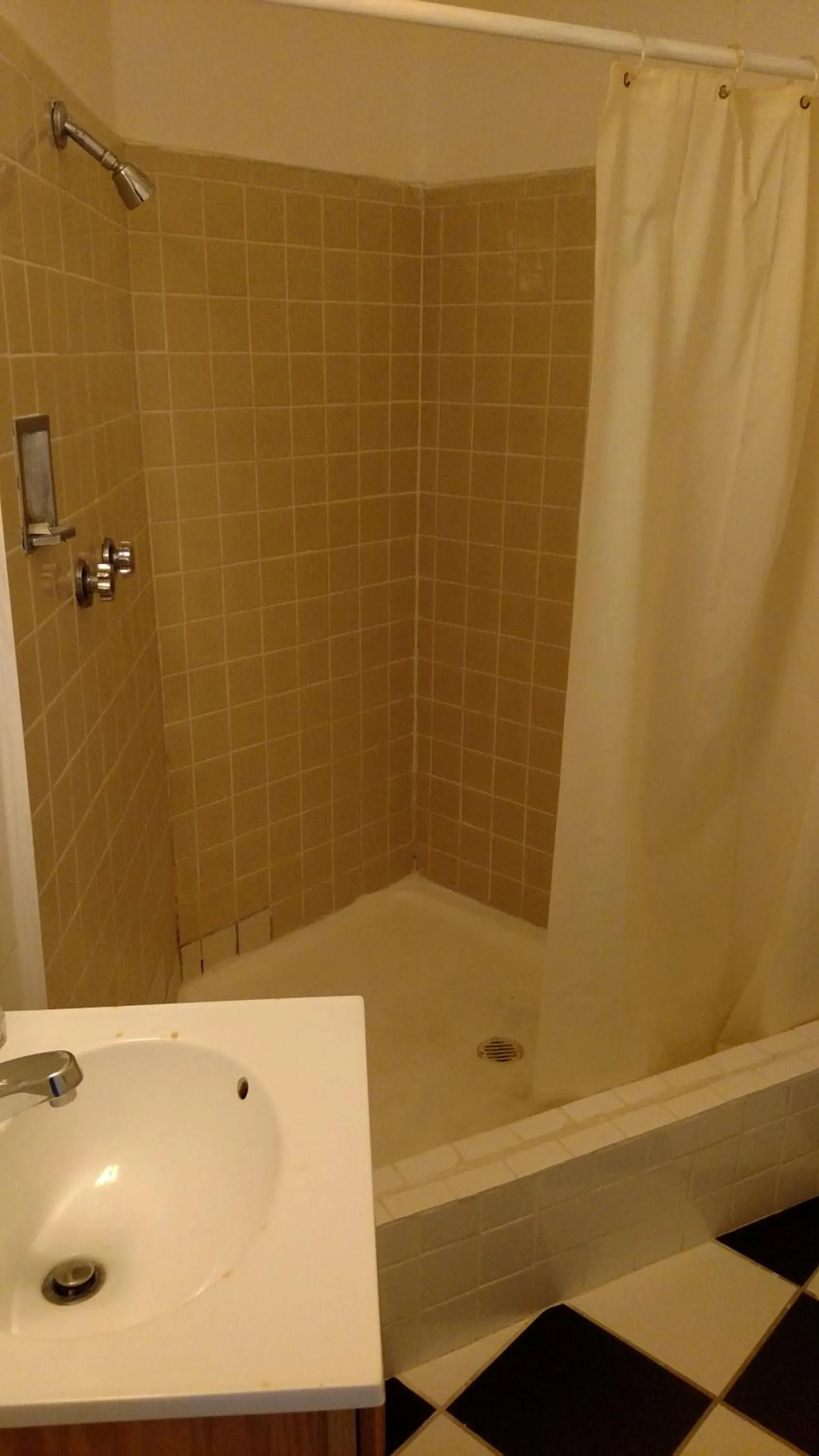 Bathroom in Essex House Motel