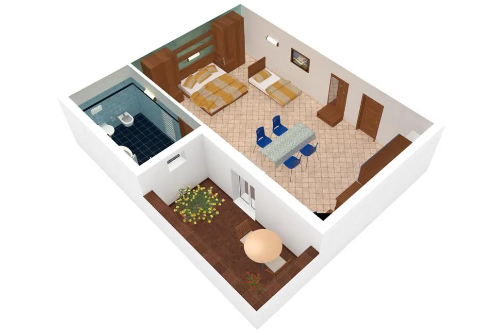 Floor plan in Residence Veliero