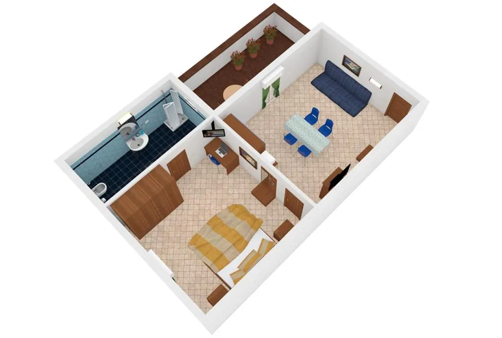 Floor plan in Residence Veliero