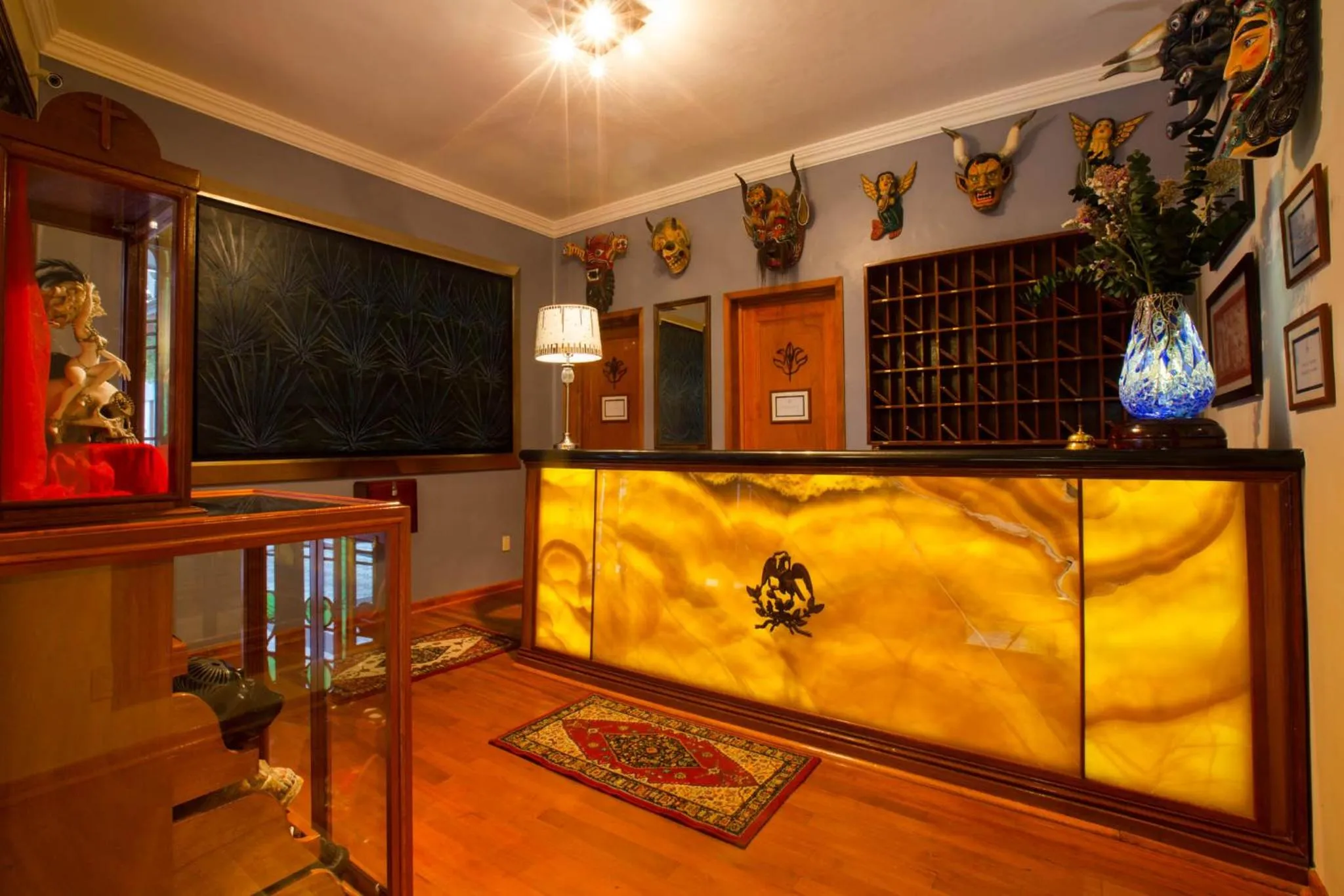 Lobby or reception in Hotel Parque México Boutique