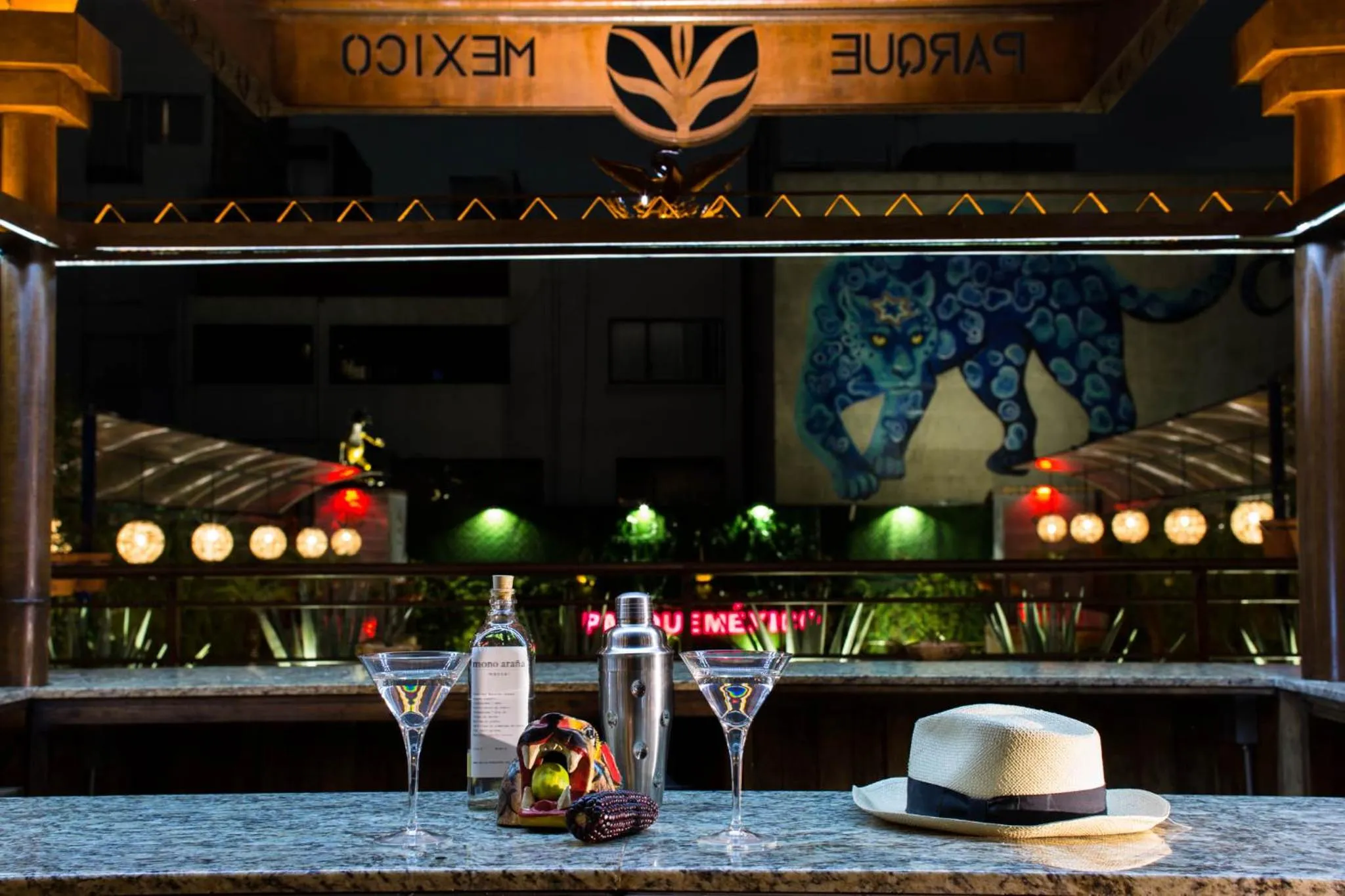 Restaurant/places to eat in Hotel Parque México Boutique