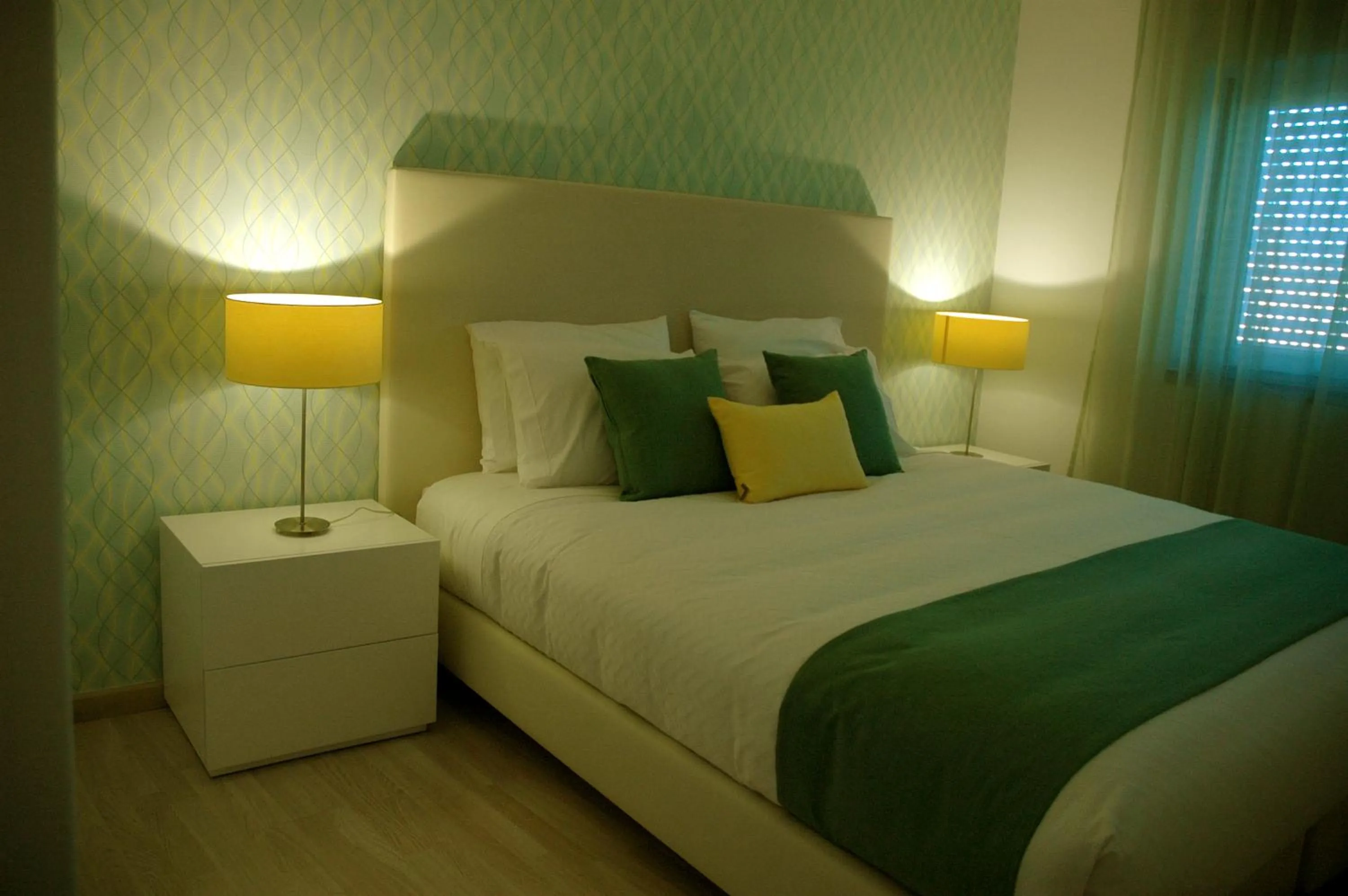 Bed in Hotel Dom Lourenco