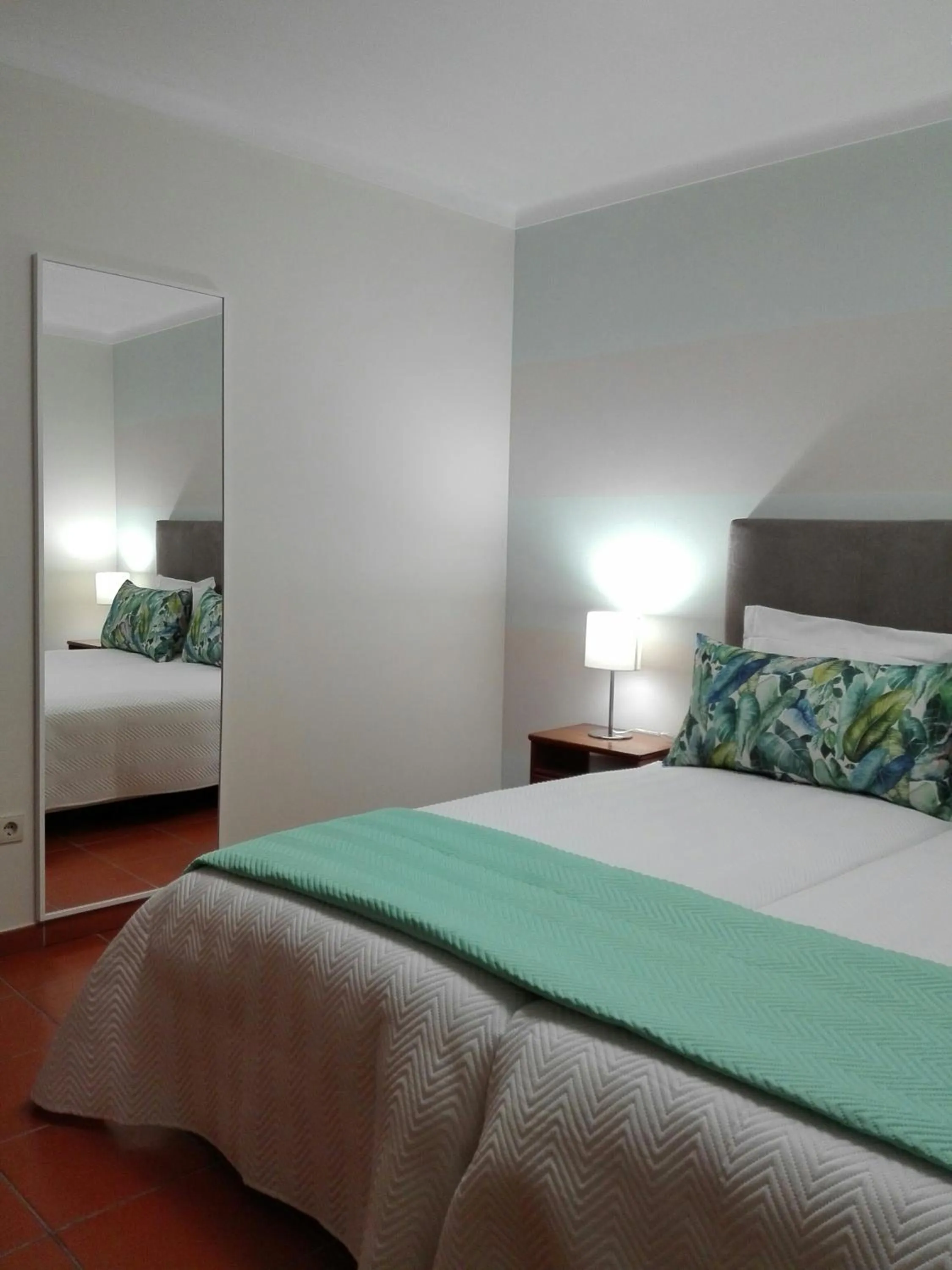 Bed in Hotel Dom Lourenco