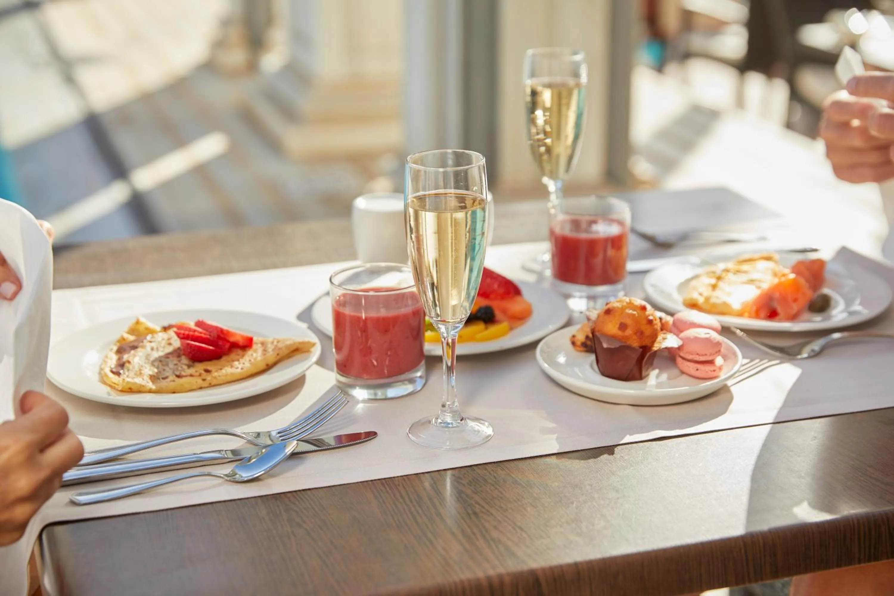 Breakfast in Hotel Cleopatra Palace