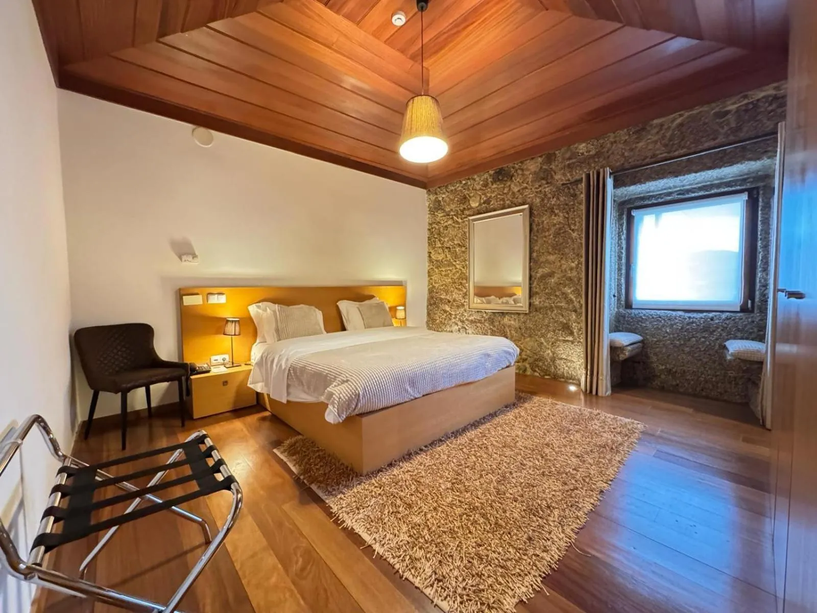 Bed in Hotel Rural Alves - BRAGA - Casa Alves de Torneiros