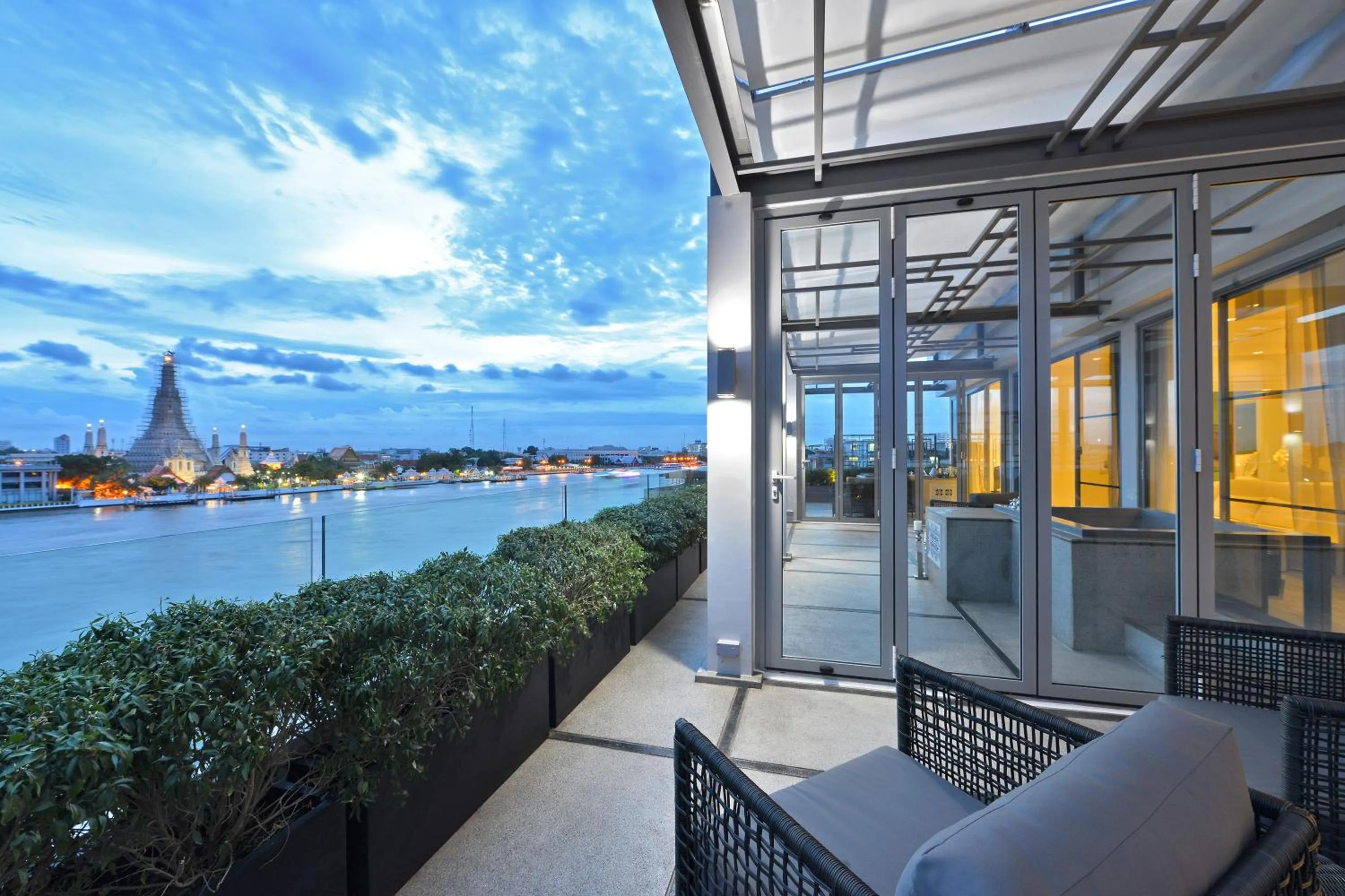 Balcony/Terrace in Riva Arun Bangkok