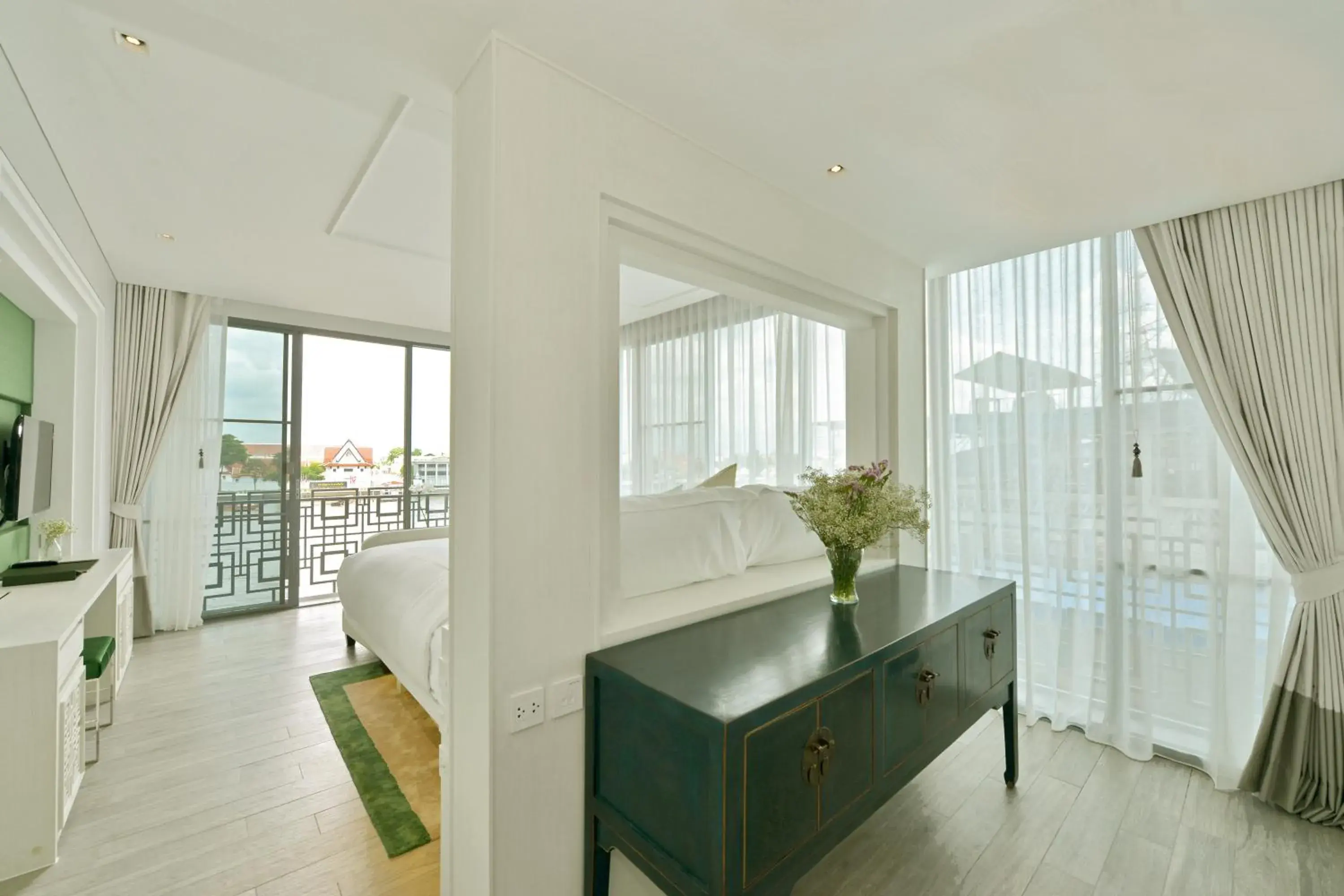 Bed in Riva Arun Bangkok Bed in Riva Arun Bangkok