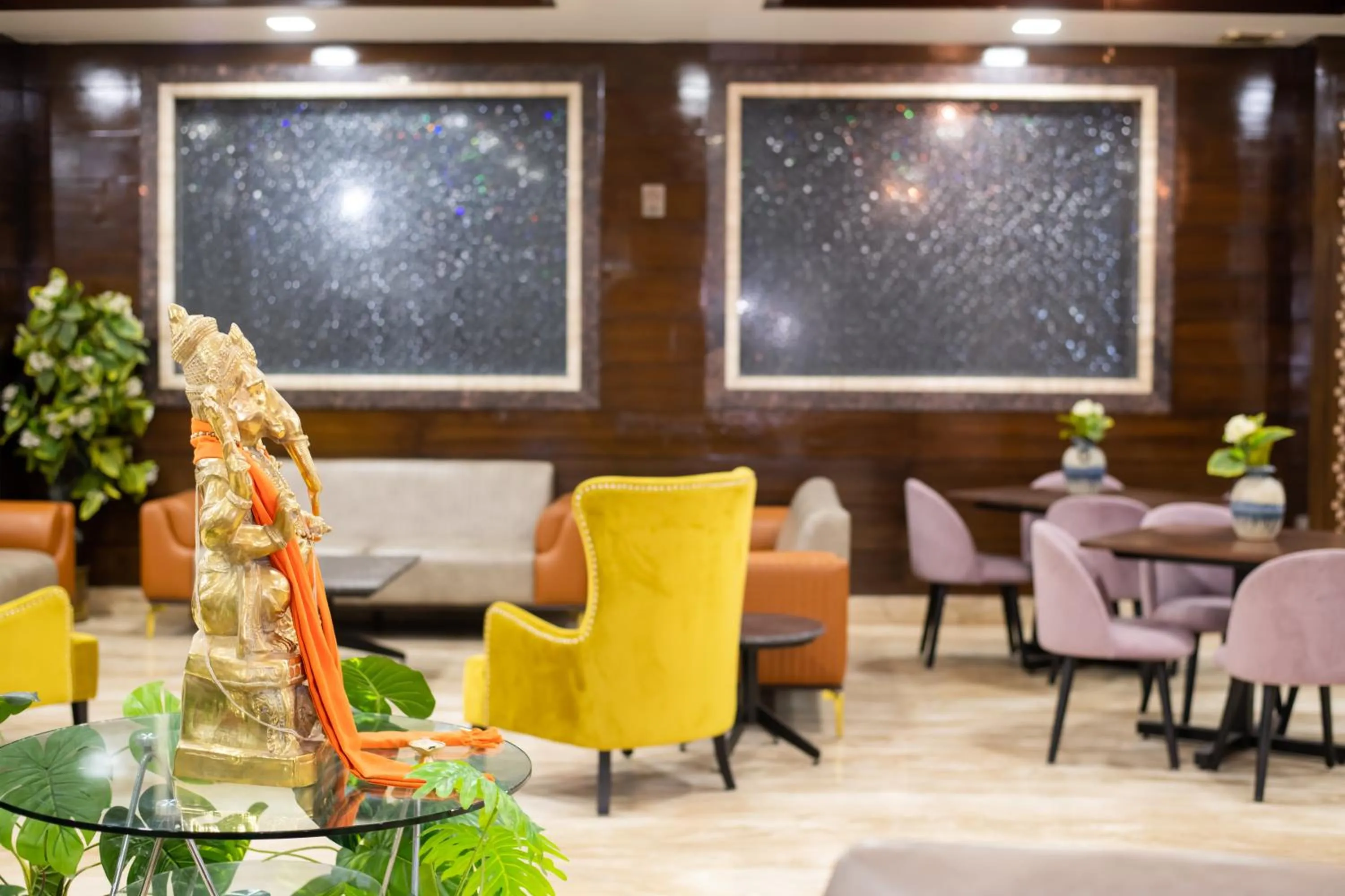 Seating area in The Fern Residency Katra