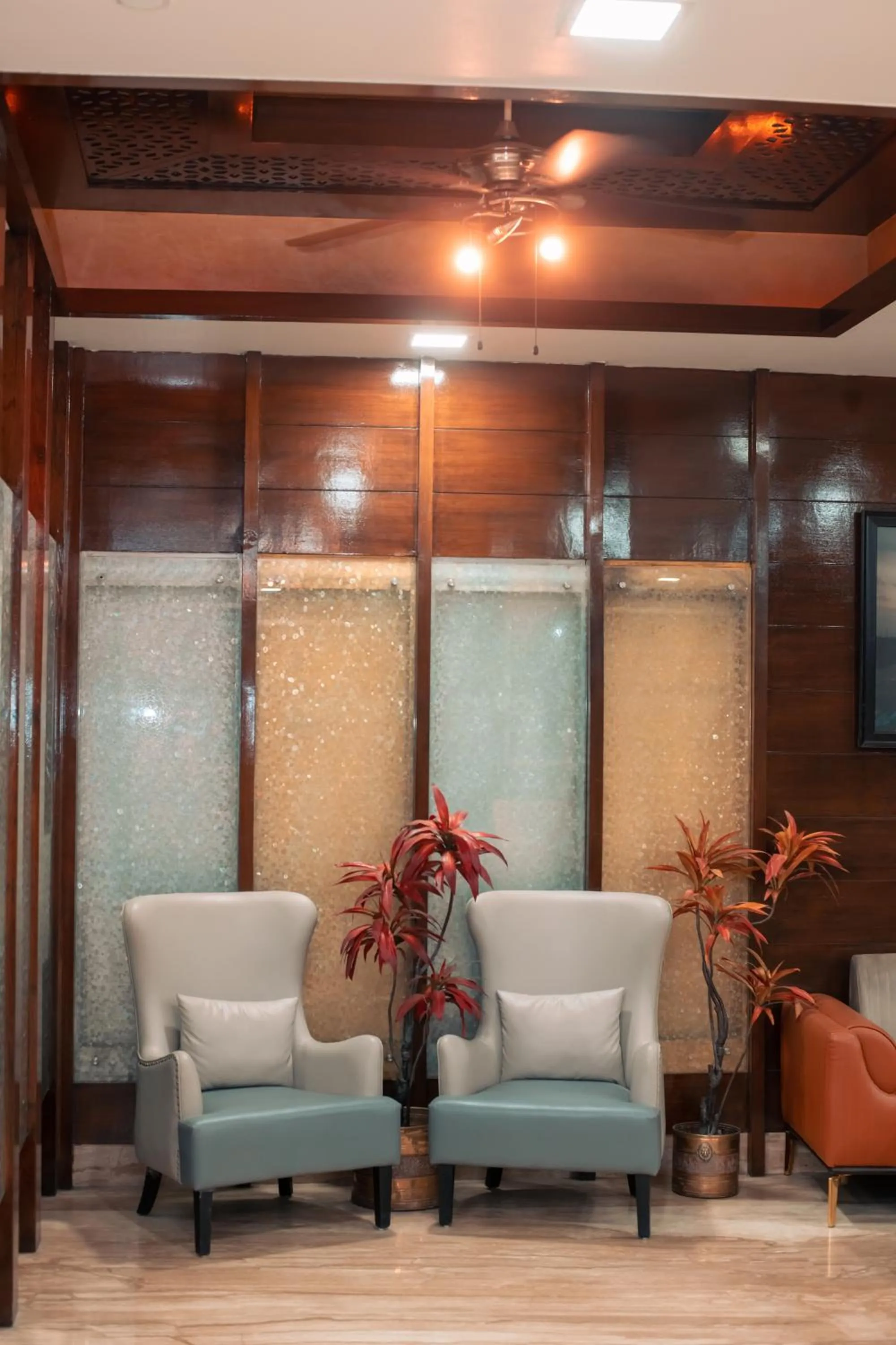 Seating area in The Fern Residency Katra