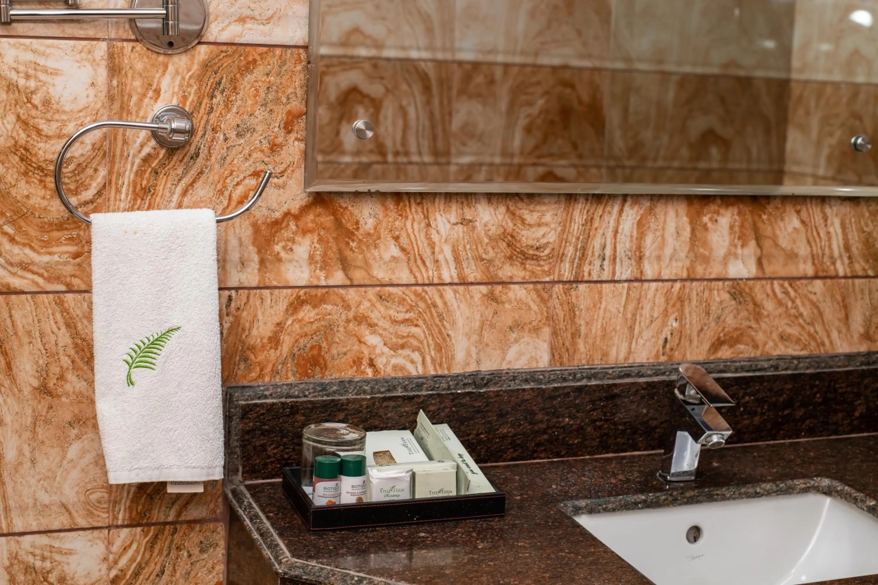 Bathroom in The Fern Residency Katra