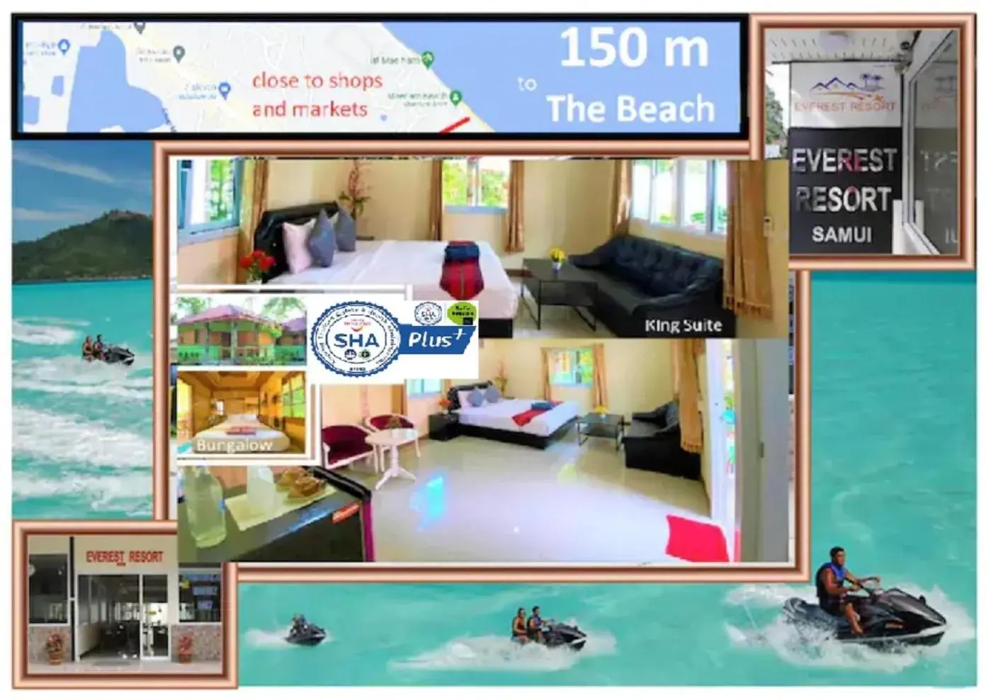 Property logo or sign, Bed in Everest Resort Samui - SHA Plus Property logo or sign, Bed in Everest Resort Samui - SHA Plus