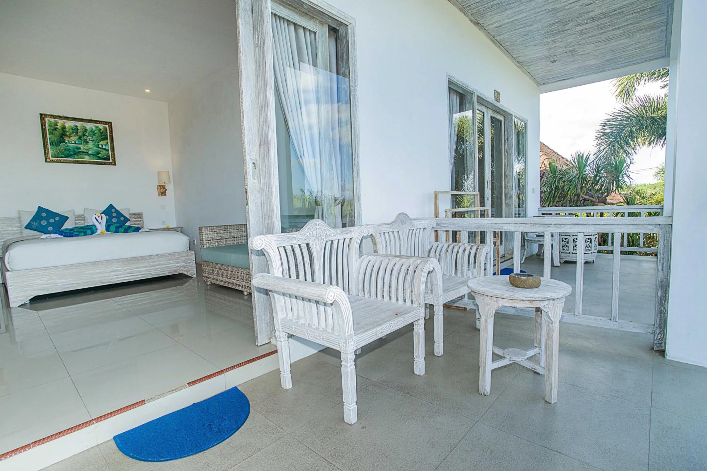 Balcony/Terrace, Bed in Grand Sea View Lembongan