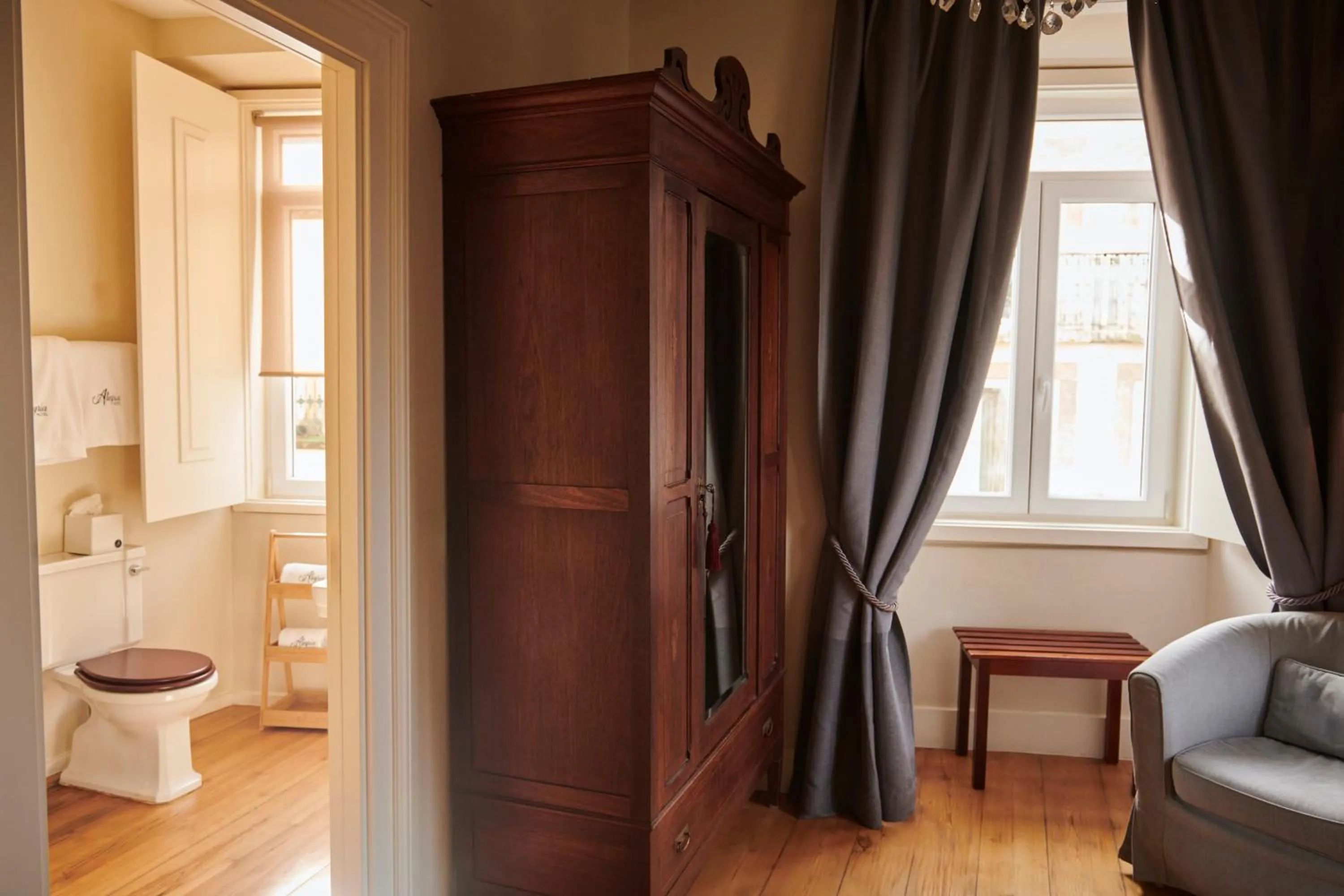 Seating area in Hotel Alegria