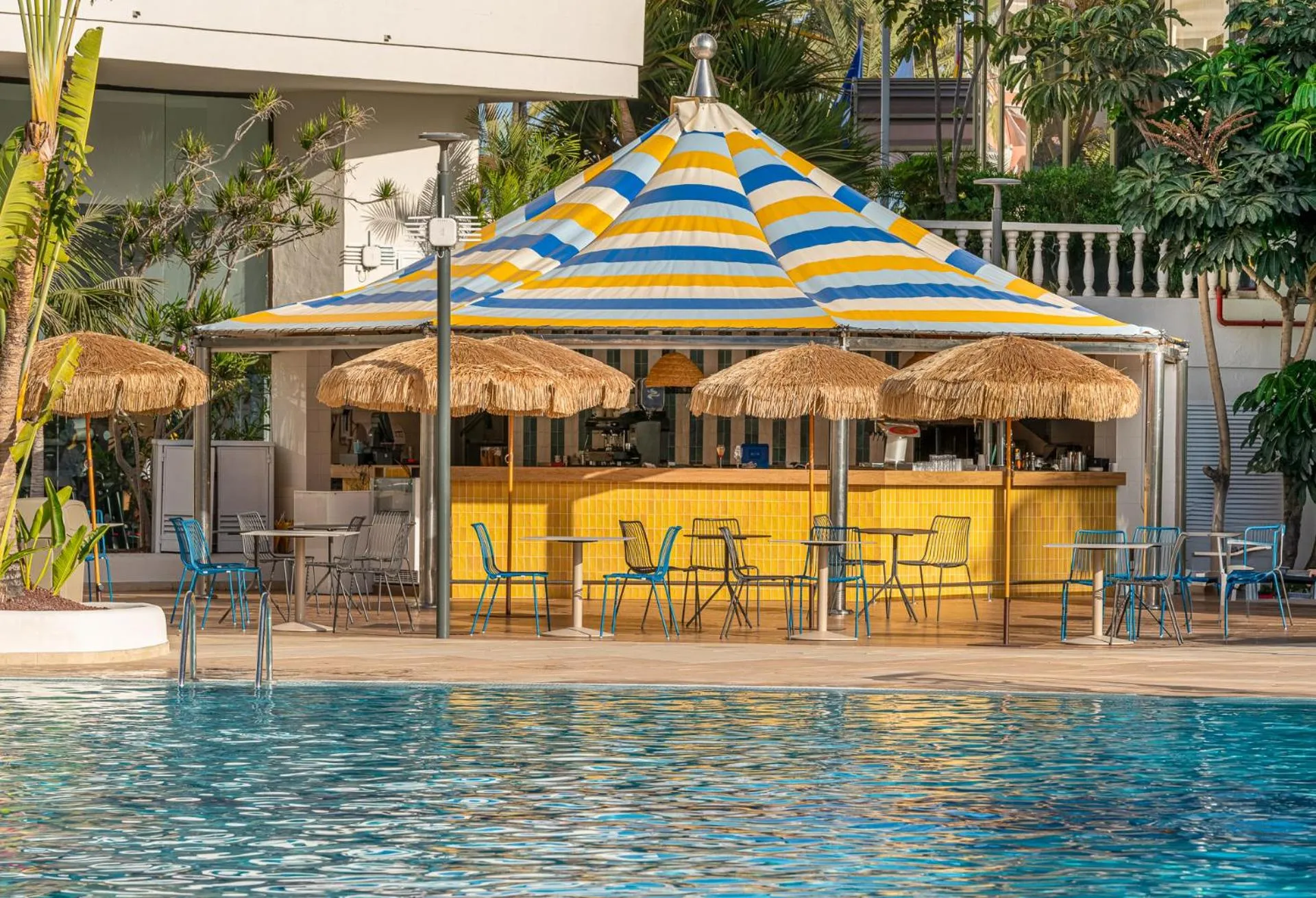 Swimming pool in Mediterranean Palace