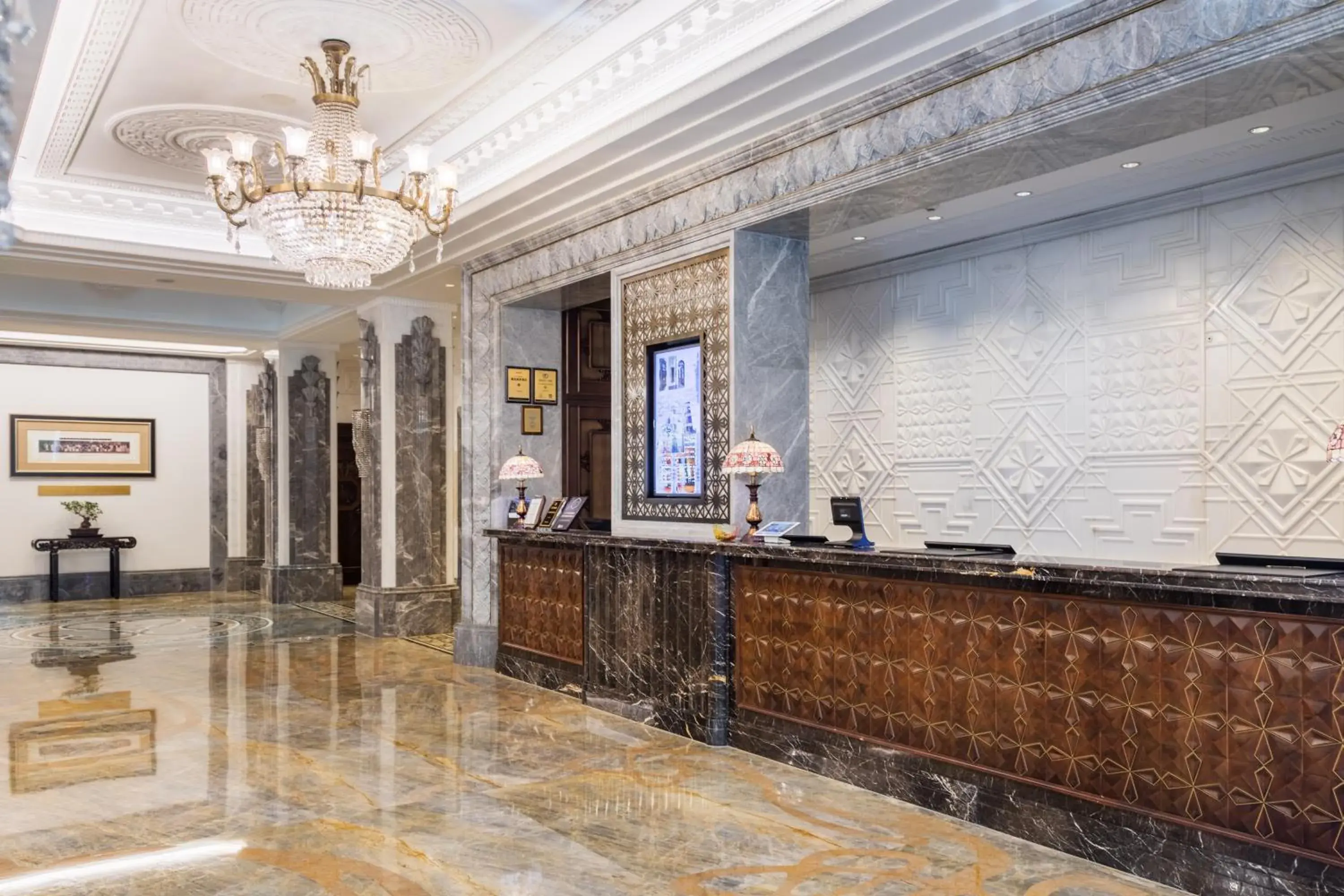 Lobby or reception in Shanghai Donghu Hotel - Shanghai Style Garden House Lobby or reception in Shanghai Donghu Hotel - Shanghai Style Garden House