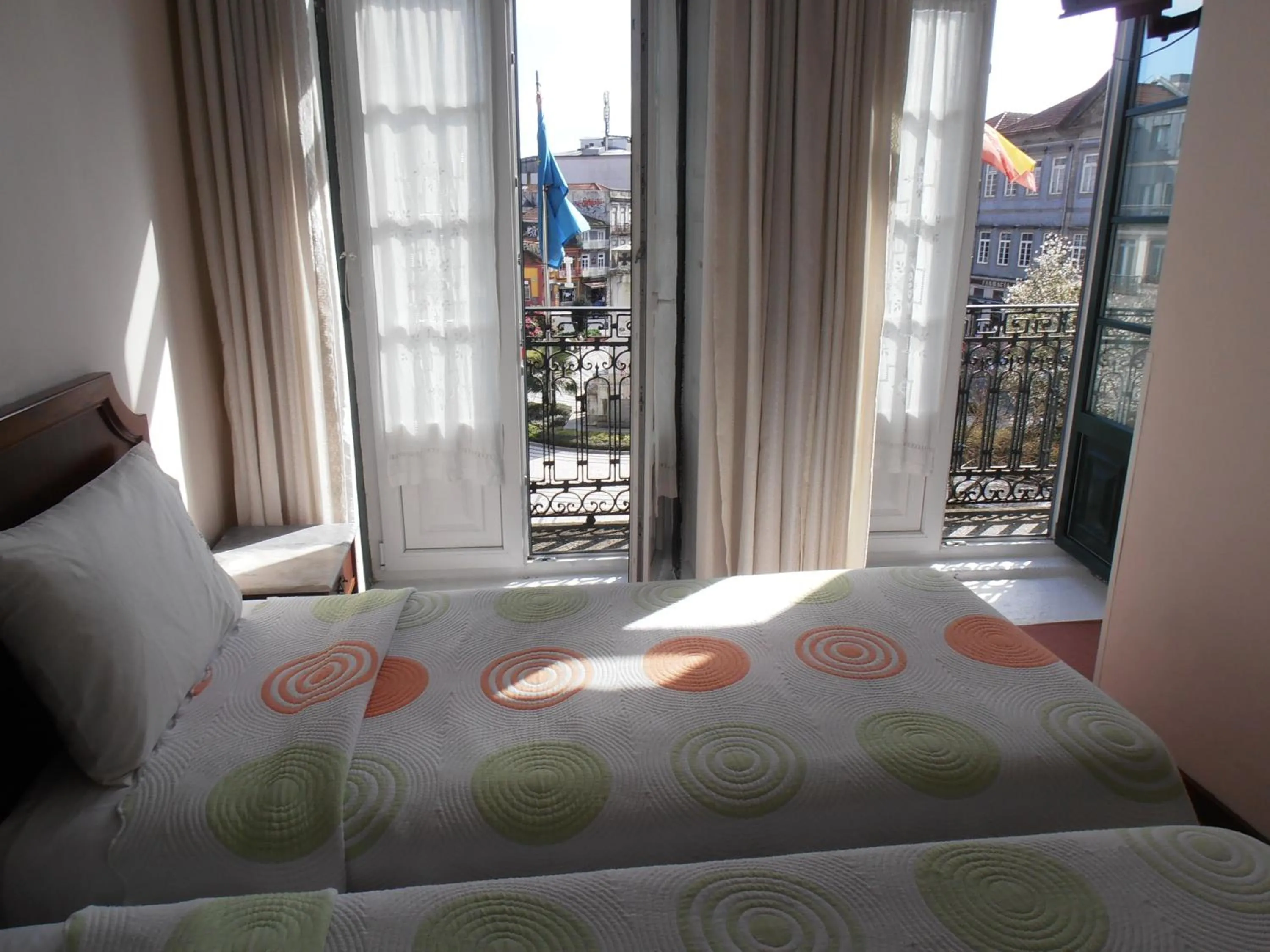 View (from property/room), Bed in Hotel S. Marino