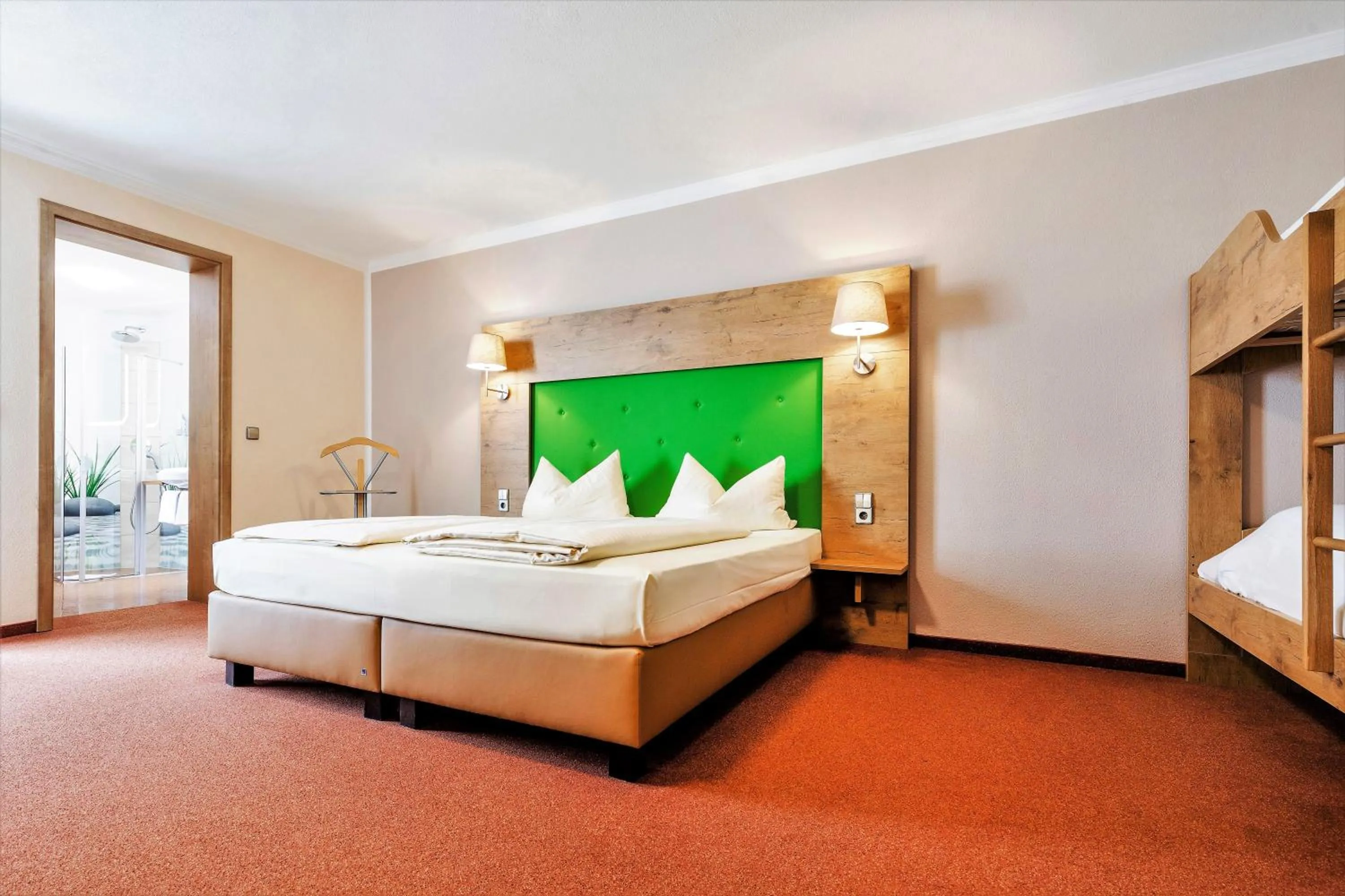 Bedroom, Bed in Günzburg City