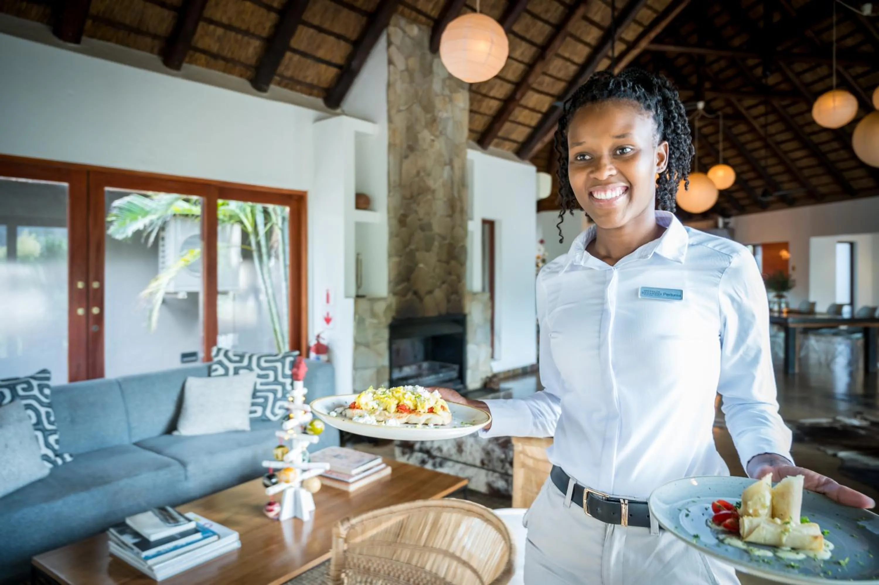 Restaurant/places to eat in Unembeza Boutique Lodge & Spa