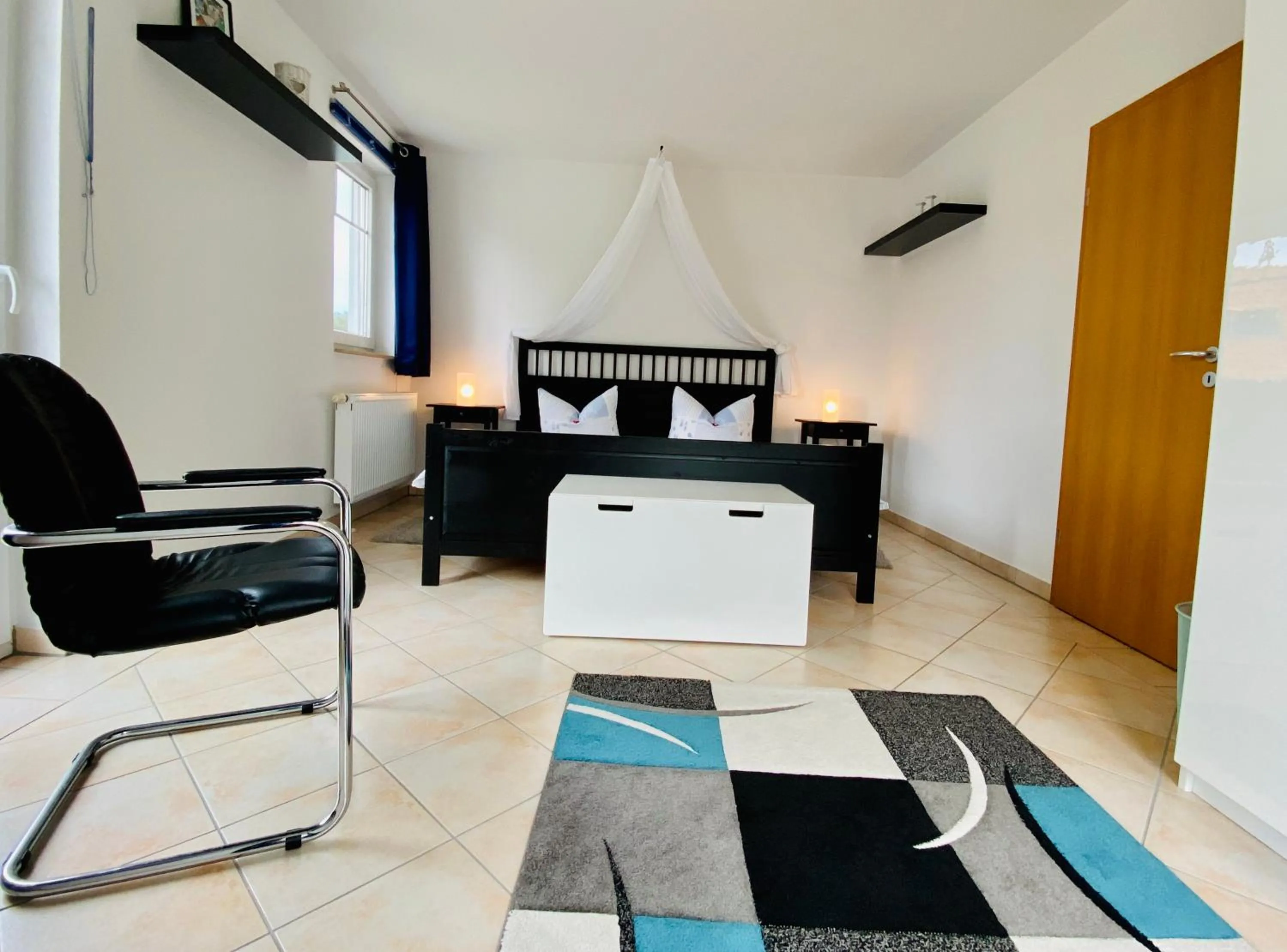 Bed in Dünenresidenz Karlshagen - Ferienwohnung Ginsterweg