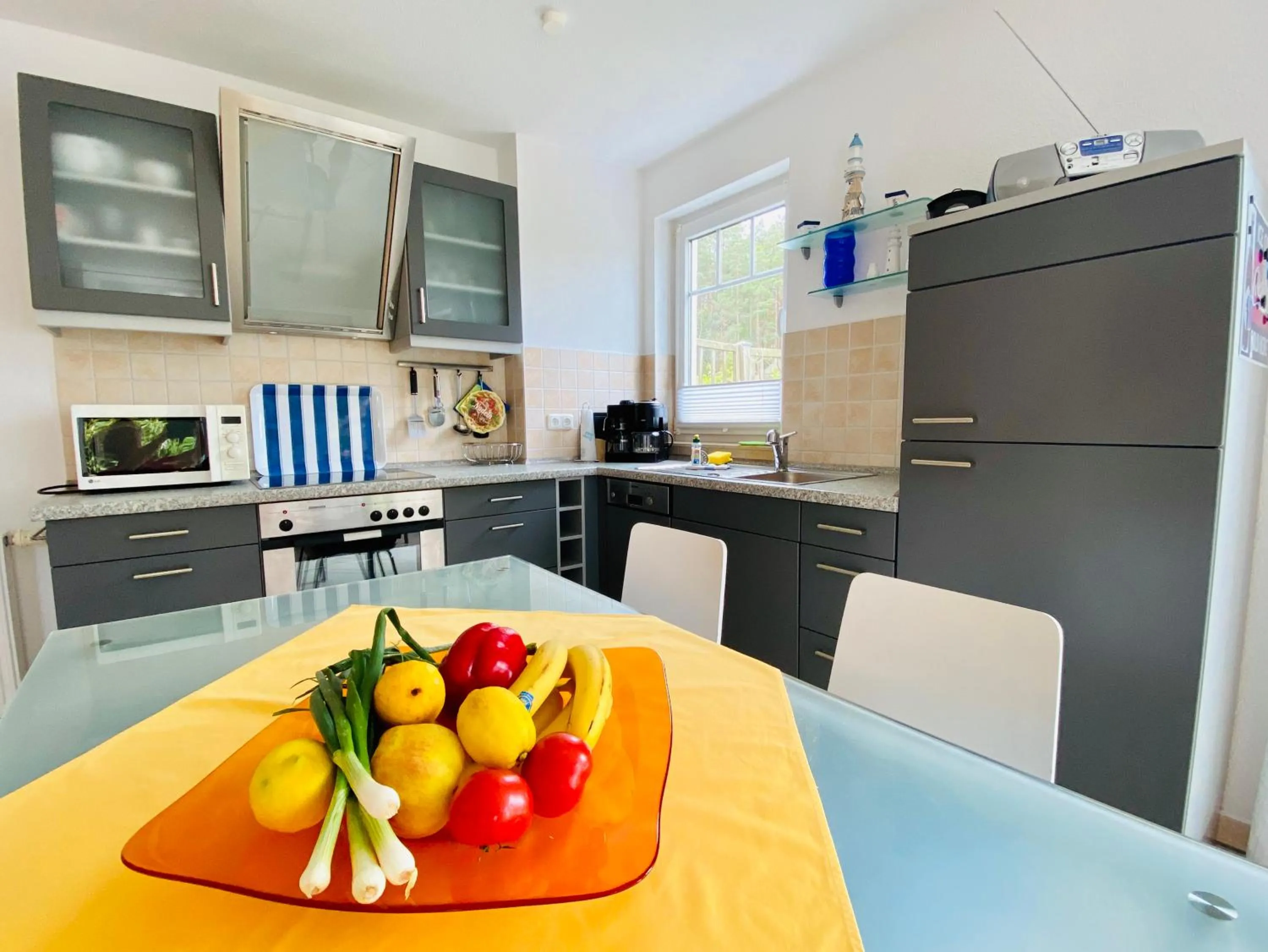 Coffee/tea facilities in Dünenresidenz Karlshagen - Ferienwohnung Ginsterweg