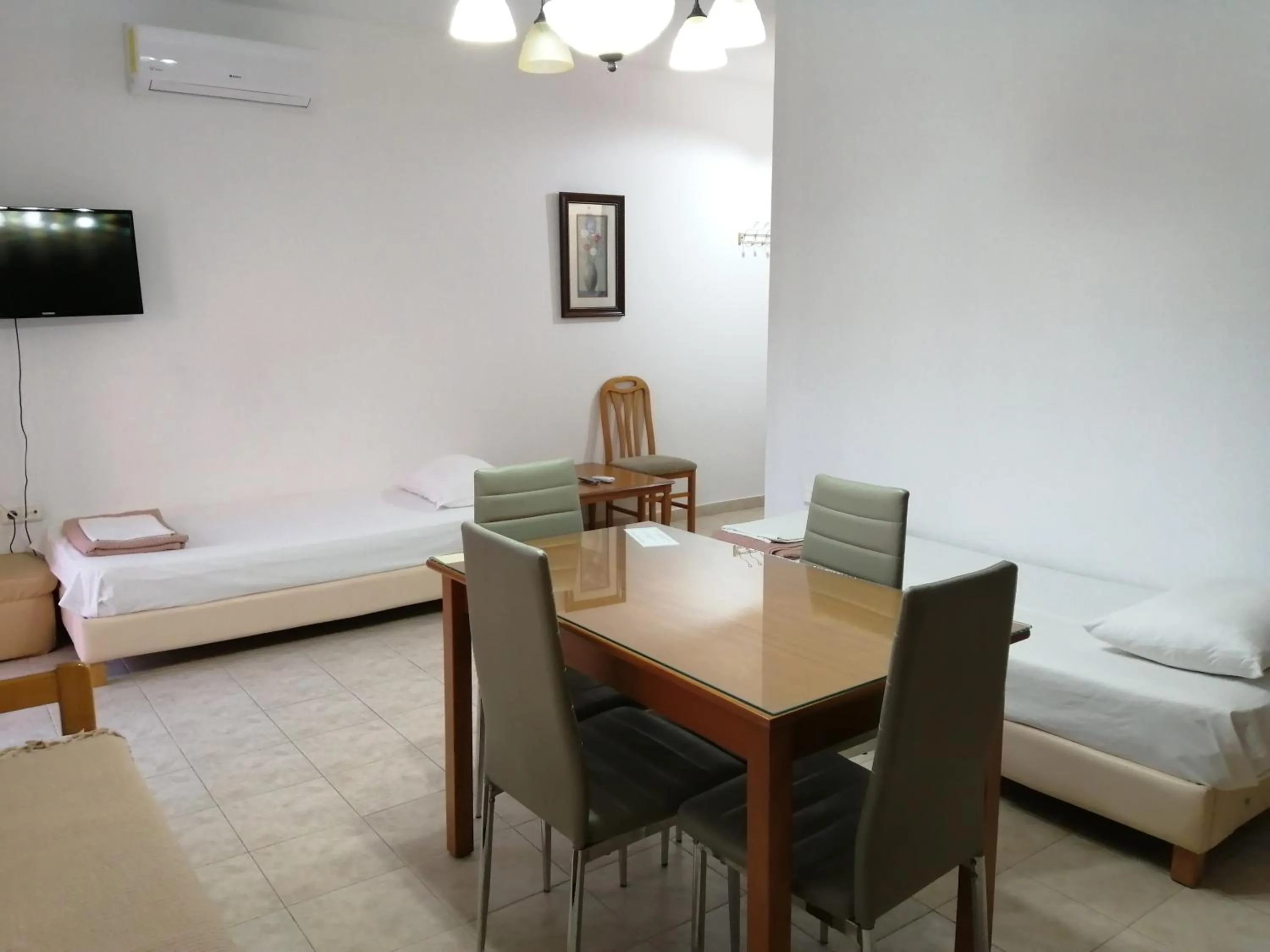 Living room, Bed in Irini Apartments