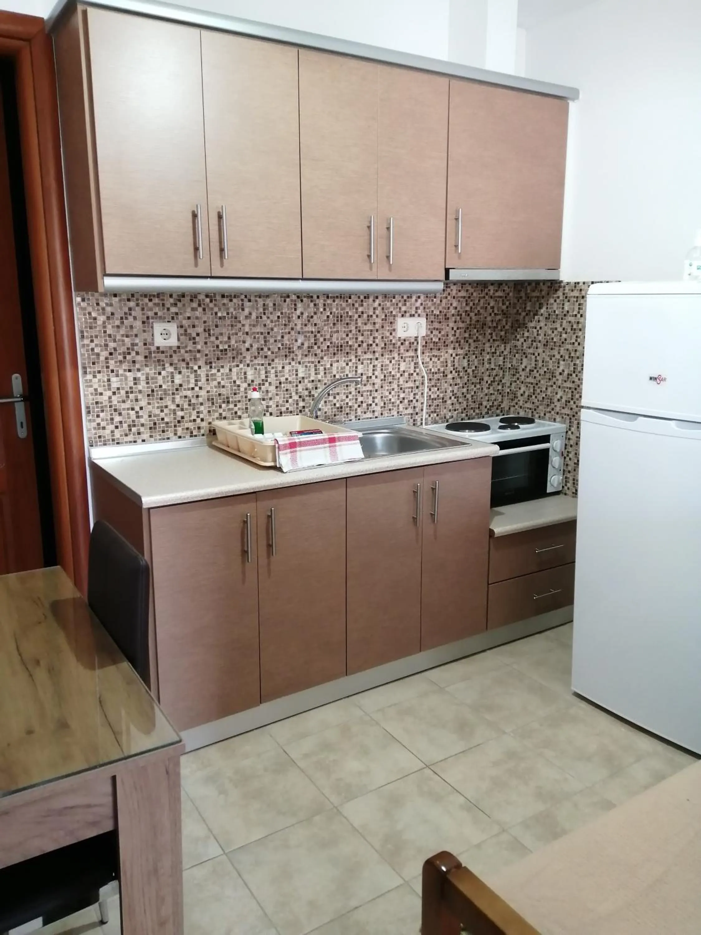 Kitchen or kitchenette in Irini Apartments
