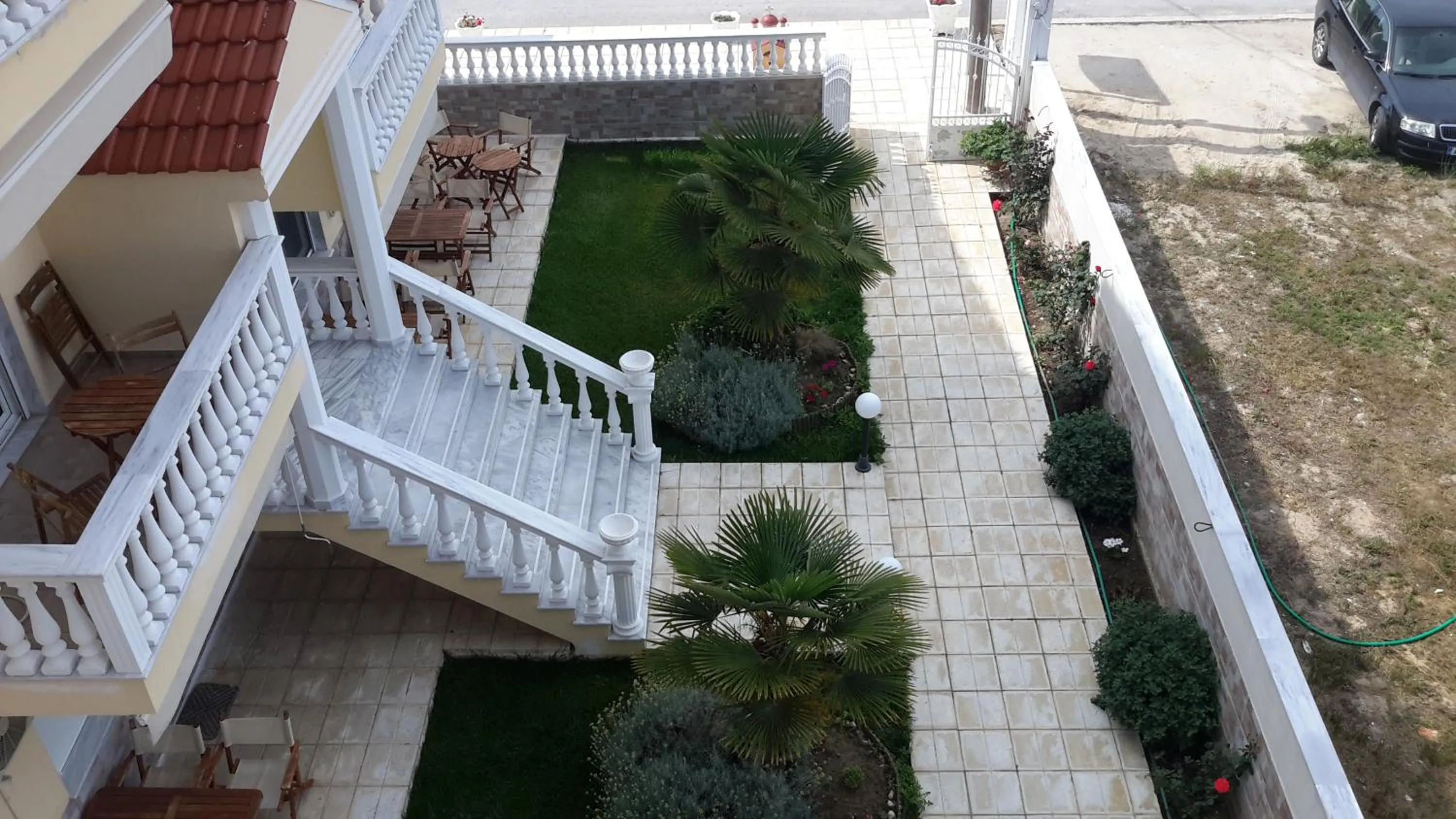 Bird's eye view in Irini Apartments