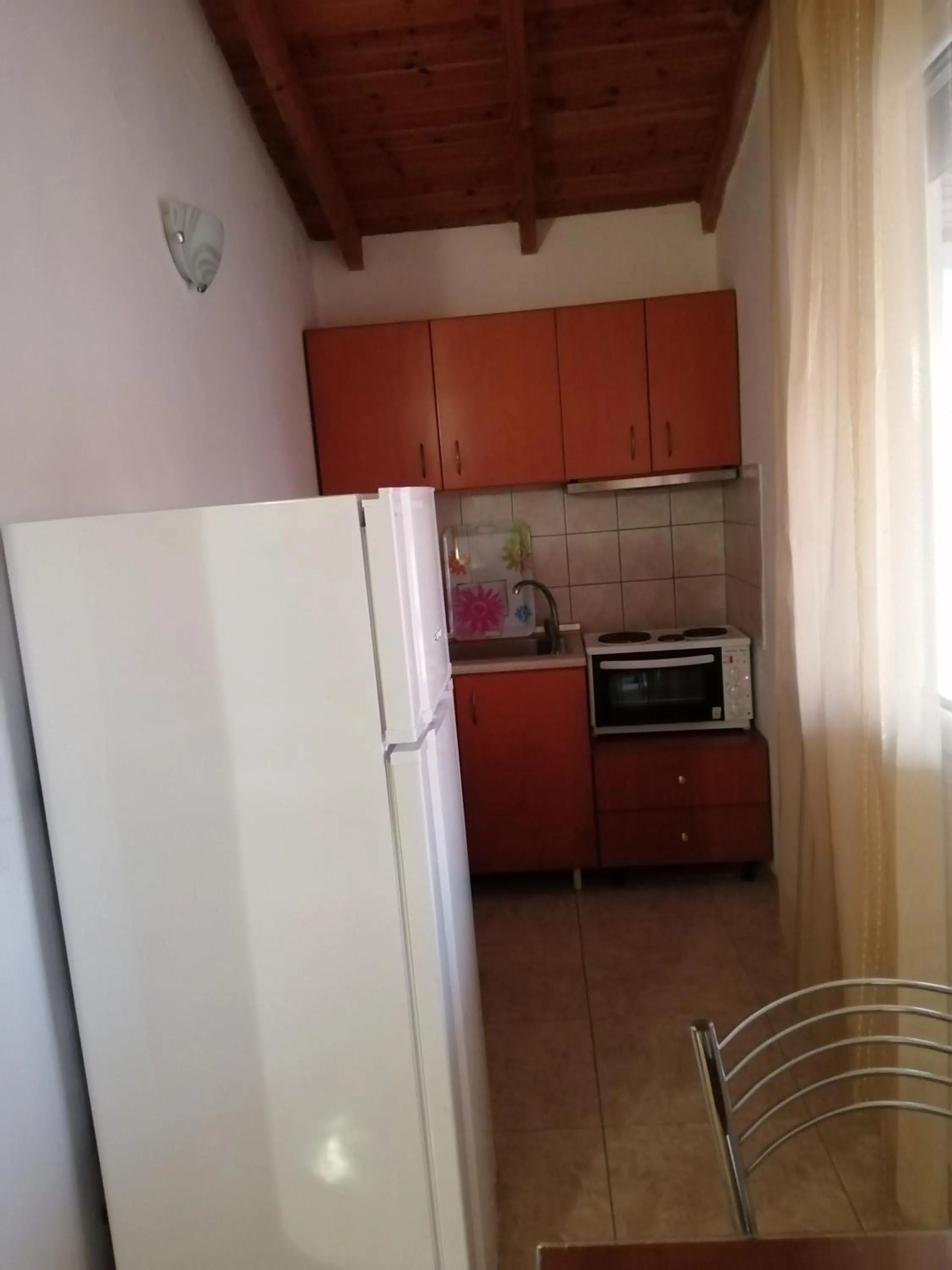 Kitchen or kitchenette in Irini Apartments