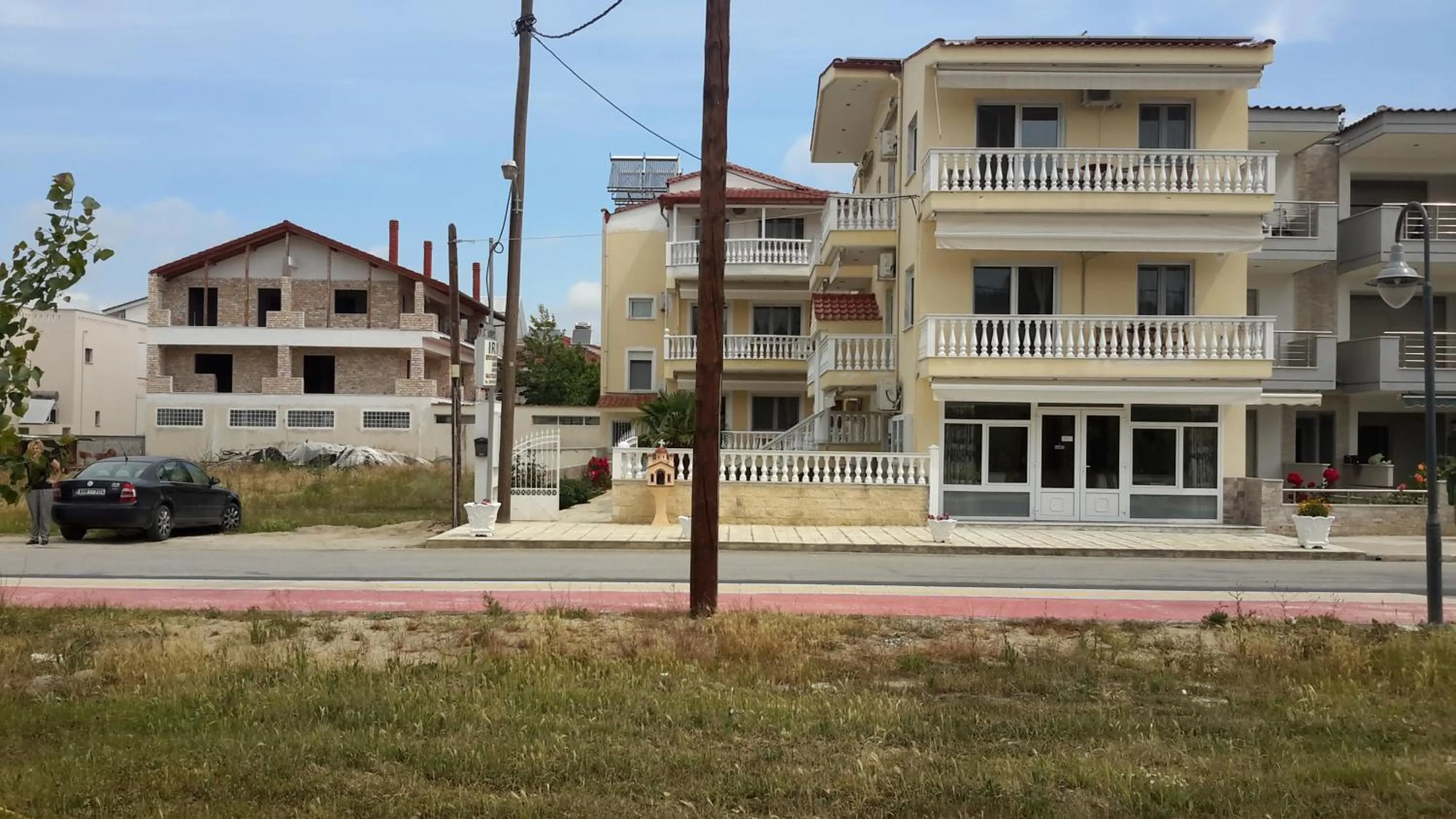 Facade/entrance in Irini Apartments