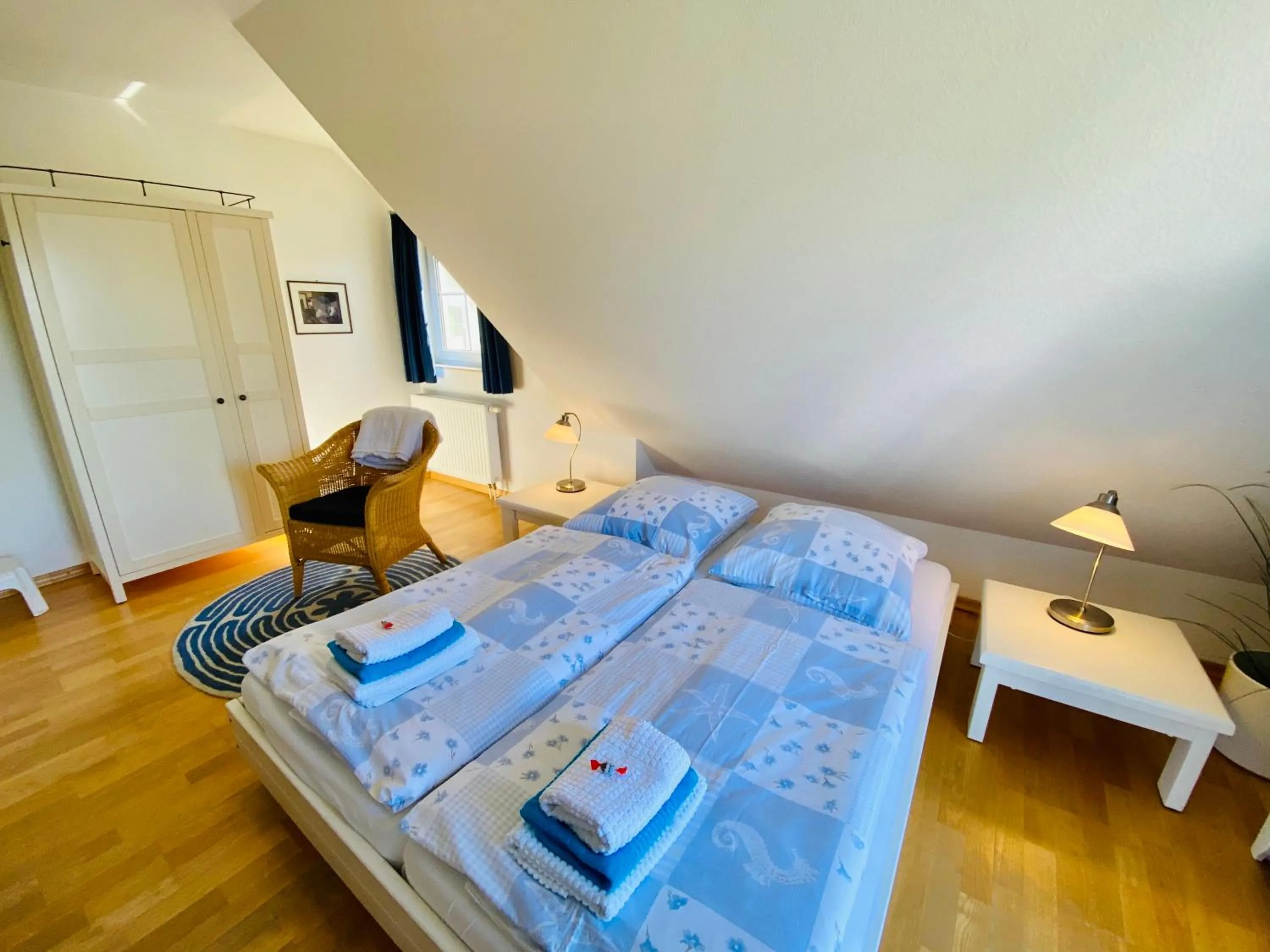 Bed in Dünenresidenz Karlshagen - Ferienwohnung Lindenweg 8b