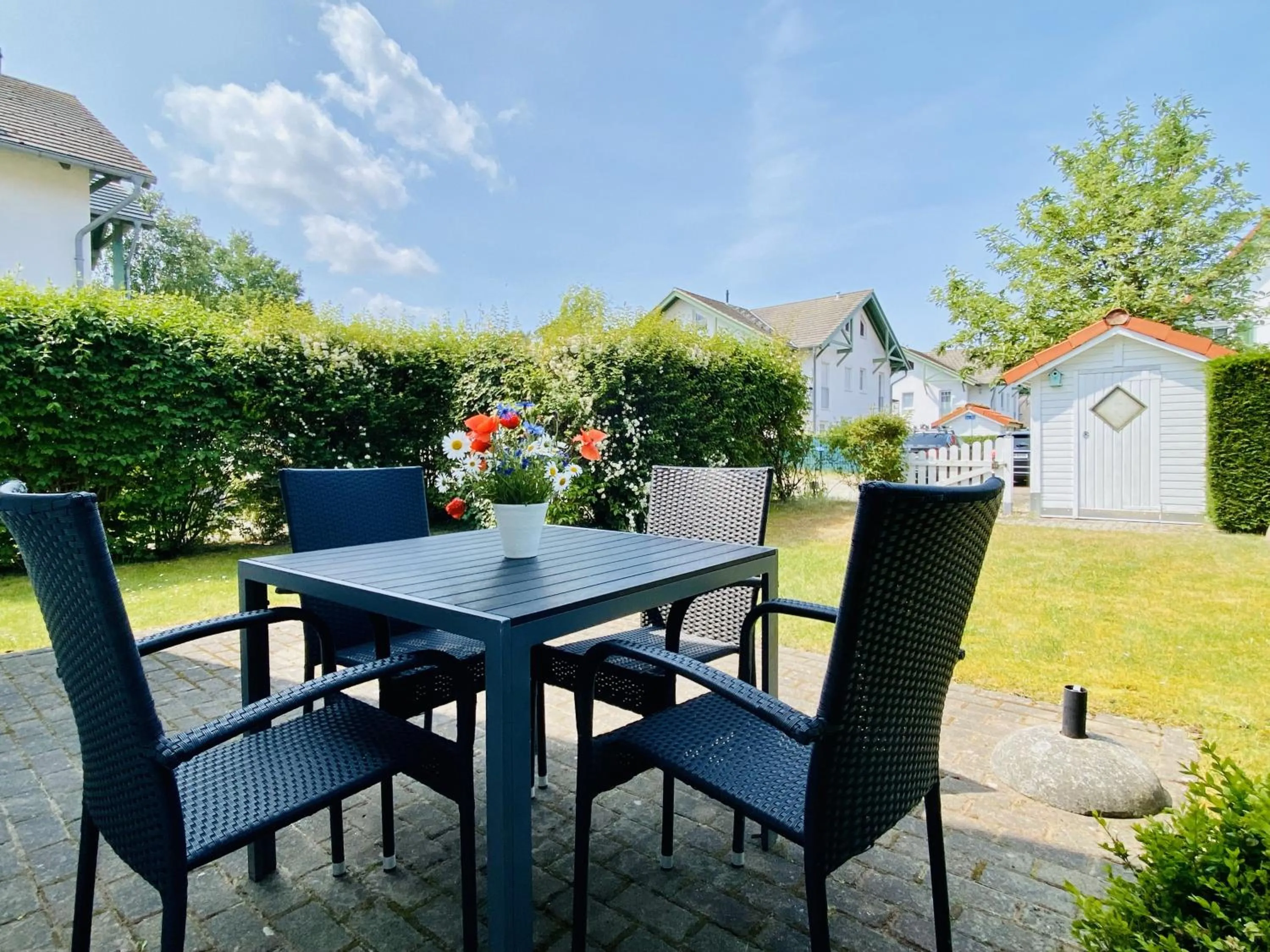 Garden in Dünenresidenz Karlshagen - Ferienwohnung Lindenweg 8b